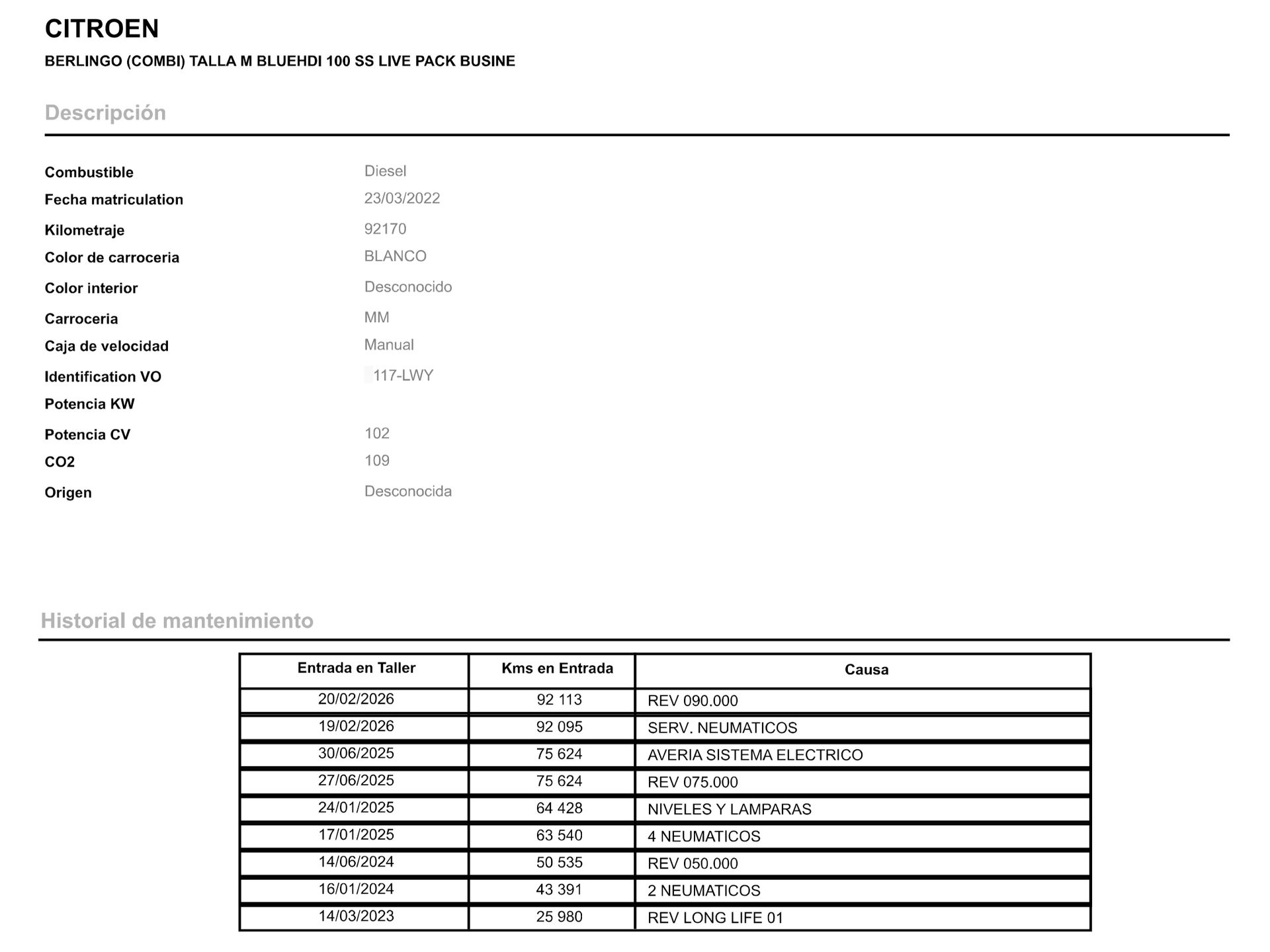 Citroën Berlingo BlueHDi 100 Talla M Live Pack Business - foto 23