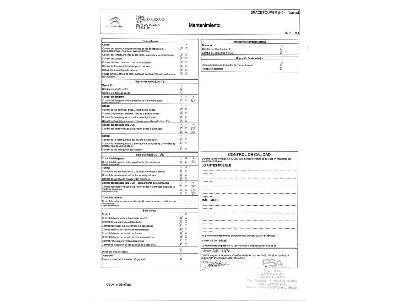 Citroën SpaceTourer BlueHDi 150 Feel Talla M - foto 25
