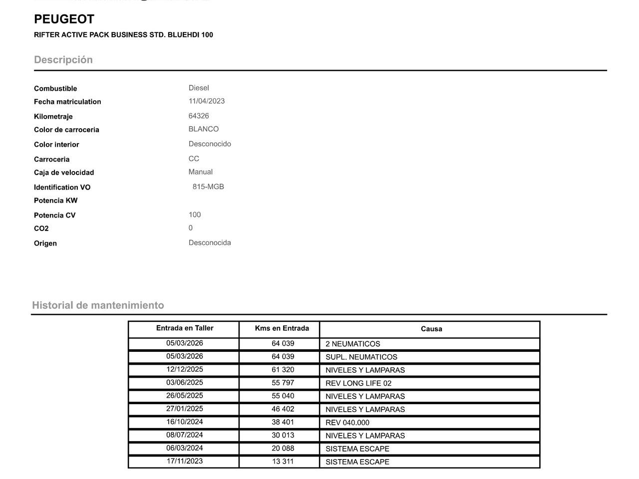 Peugeot Rifter Active Pack Business Standard BlueHDi - foto 23
