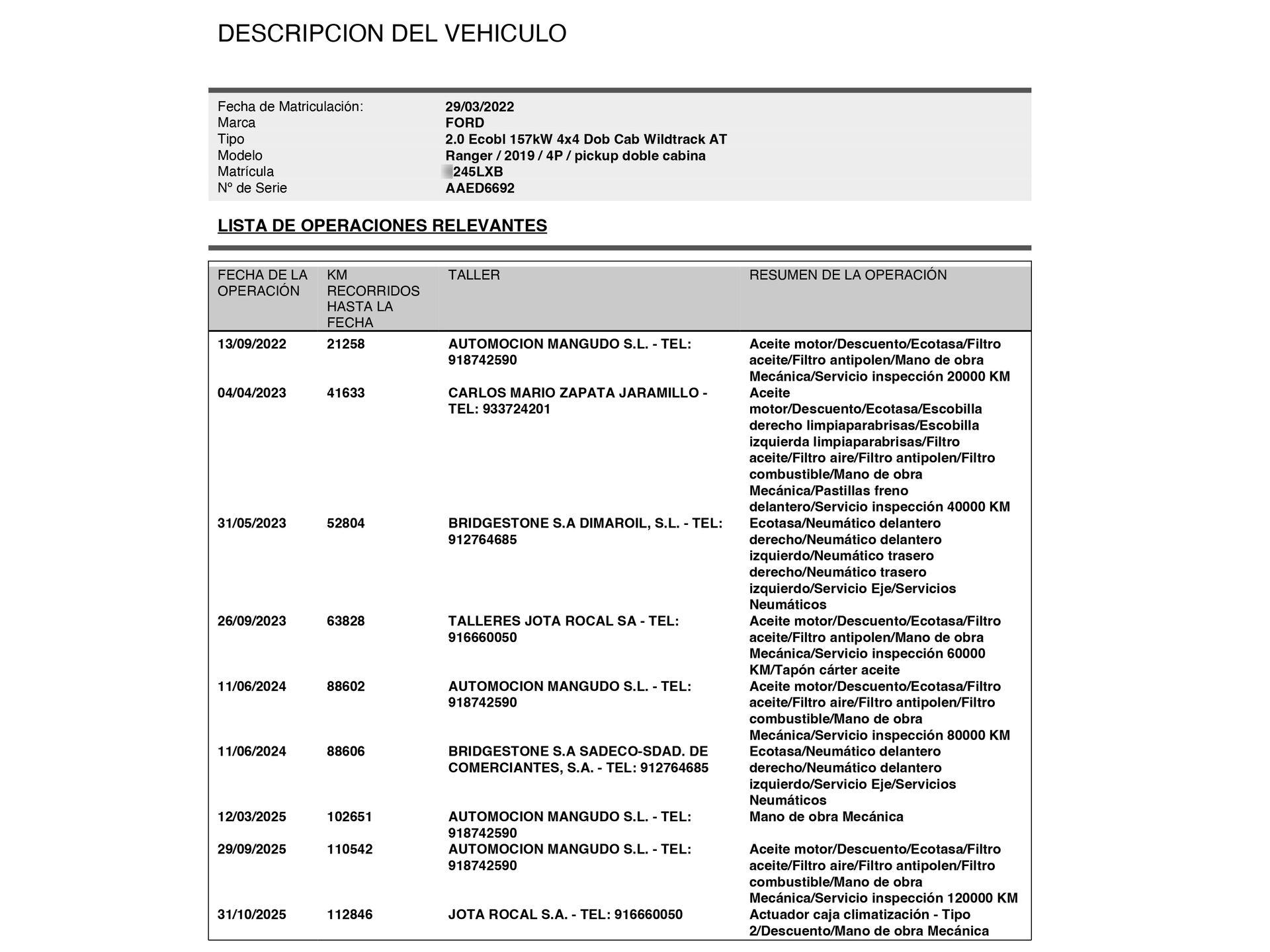 Ford Ranger Pickup 2.0 EcoBlue Doble Cabina Wildtrack 4x4 - foto 26