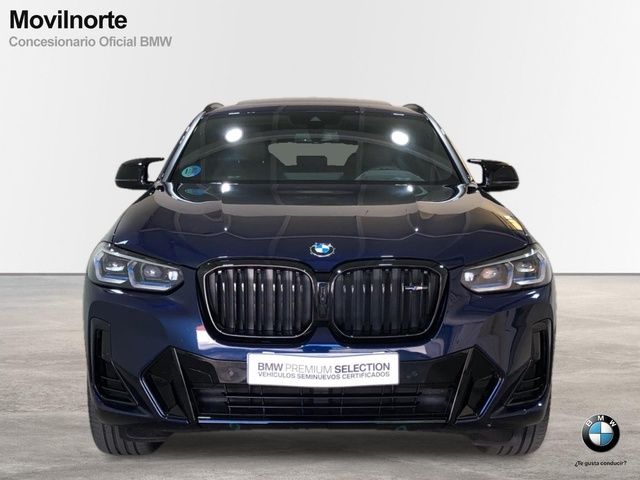 Fotos de BMW X4 M40d color Azul. Año 2024. 250KW(340CV). Diésel. En concesionario Movilnorte El Plantio de Madrid