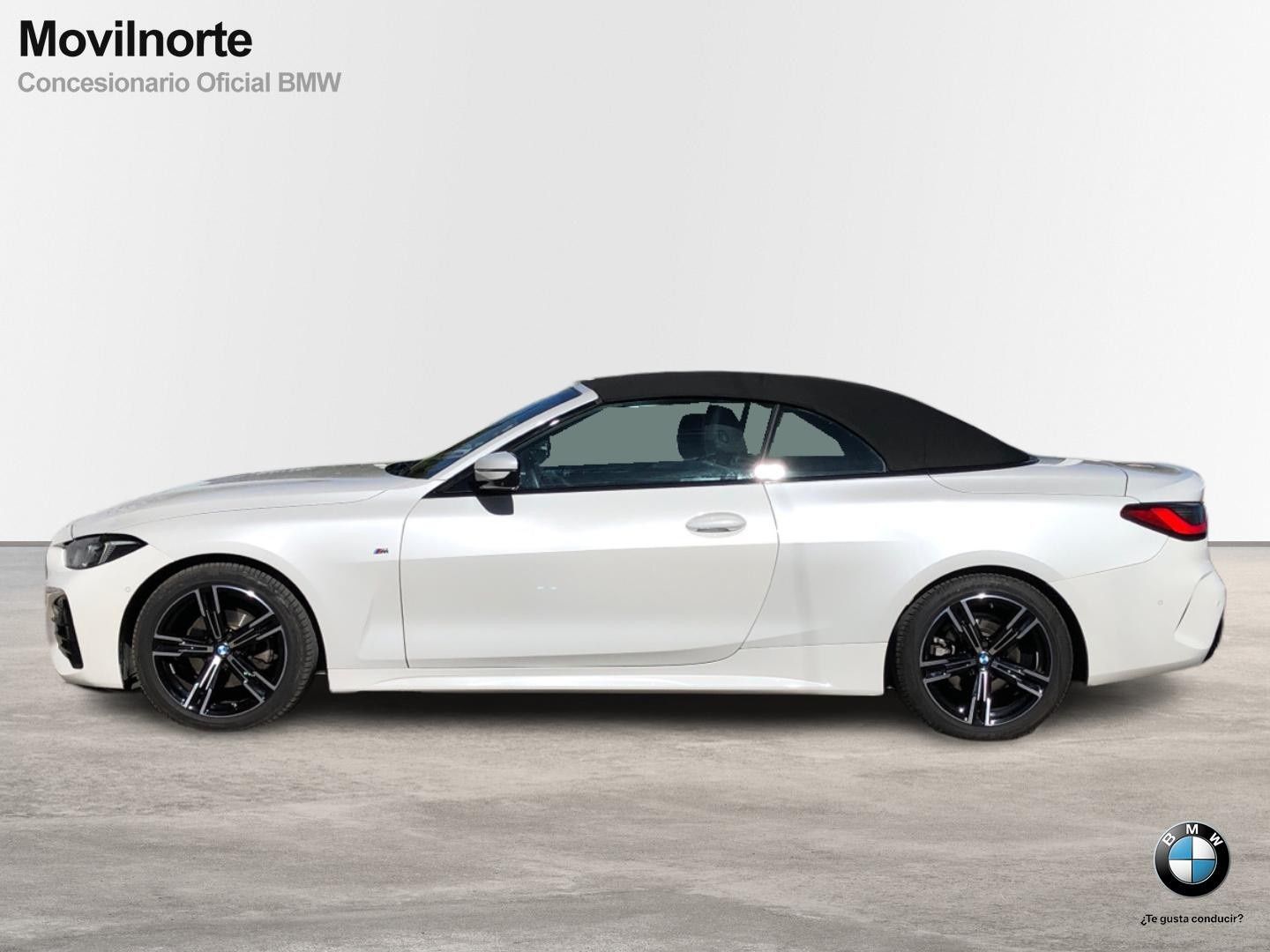BMW Serie 4 420i Cabrio color Blanco. Año 2025. 135KW(184CV). Gasolina. En concesionario Movilnorte El Carralero de Madrid