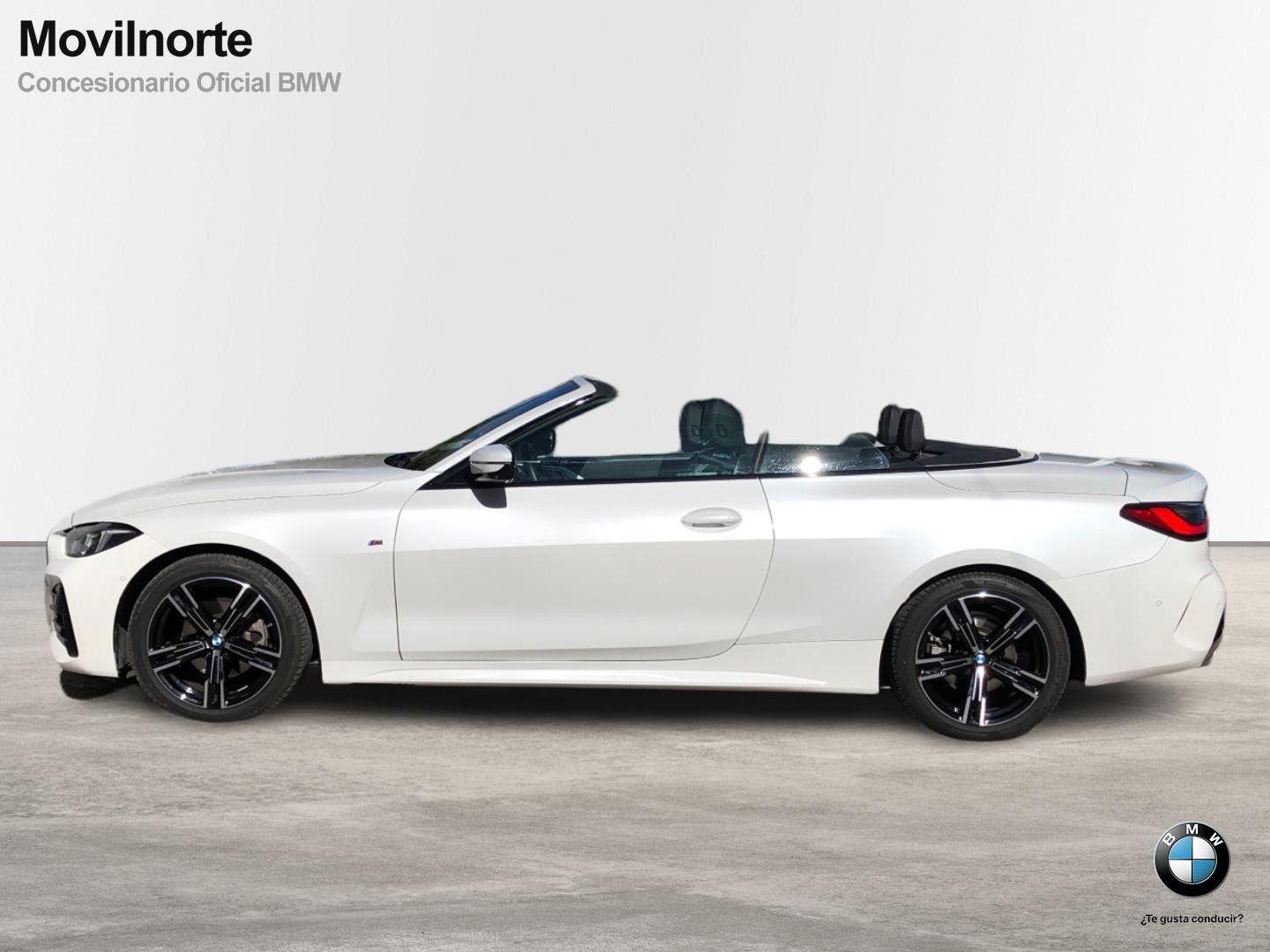 BMW Serie 4 420i Cabrio color Blanco. Año 2025. 135KW(184CV). Gasolina. En concesionario Movilnorte El Carralero de Madrid