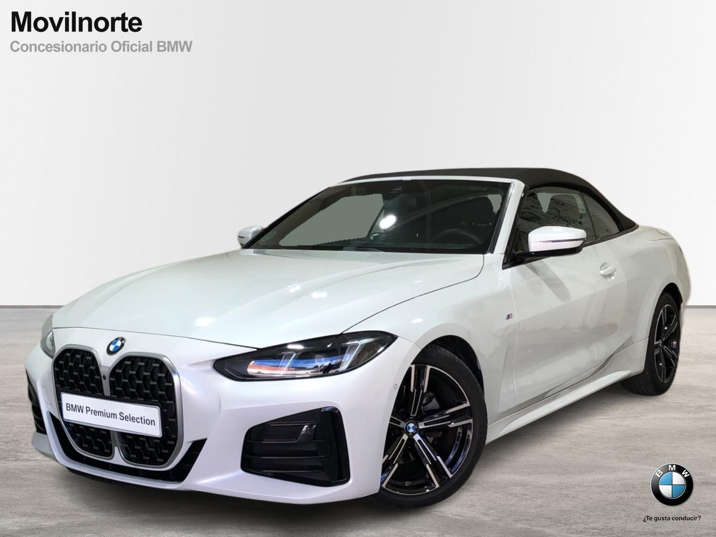 BMW Serie 4 420i Cabrio color Blanco. Año 2025. 135KW(184CV). Gasolina. En concesionario Movilnorte El Carralero de Madrid