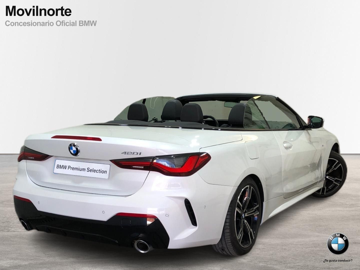 BMW Serie 4 420i Cabrio color Blanco. Año 2025. 135KW(184CV). Gasolina. En concesionario Movilnorte El Carralero de Madrid