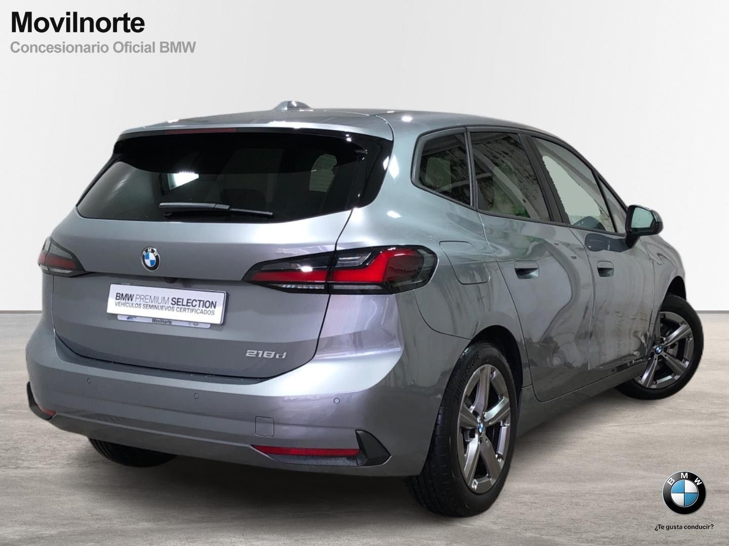 BMW Serie 2 218d Active Tourer color Gris. Año 2025. 110KW(150CV). Diésel. En concesionario Movilnorte El Plantio de Madrid