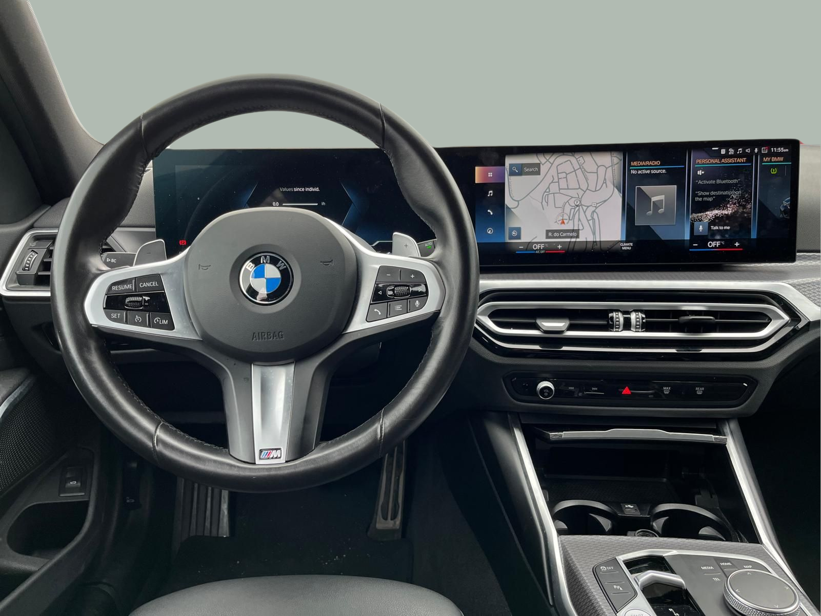 BMW Série 3 320d Touring color Negro. Año 2024. 140KW(190CV). Diesel. En concesionario A MatosCar Guarda - Comércio Automóvel, S.A. de Guarda