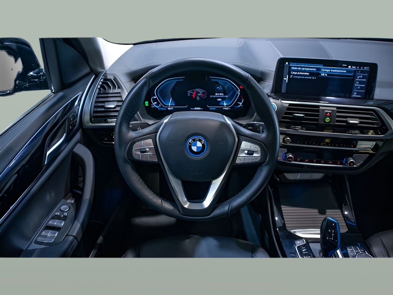 BMW iX3 iX3 80 kWh color Negro. Año 2021. 210KW(286CV). Elétrico. En concesionario Aníbal Carvalho & Filhos, S.A. de Santarém