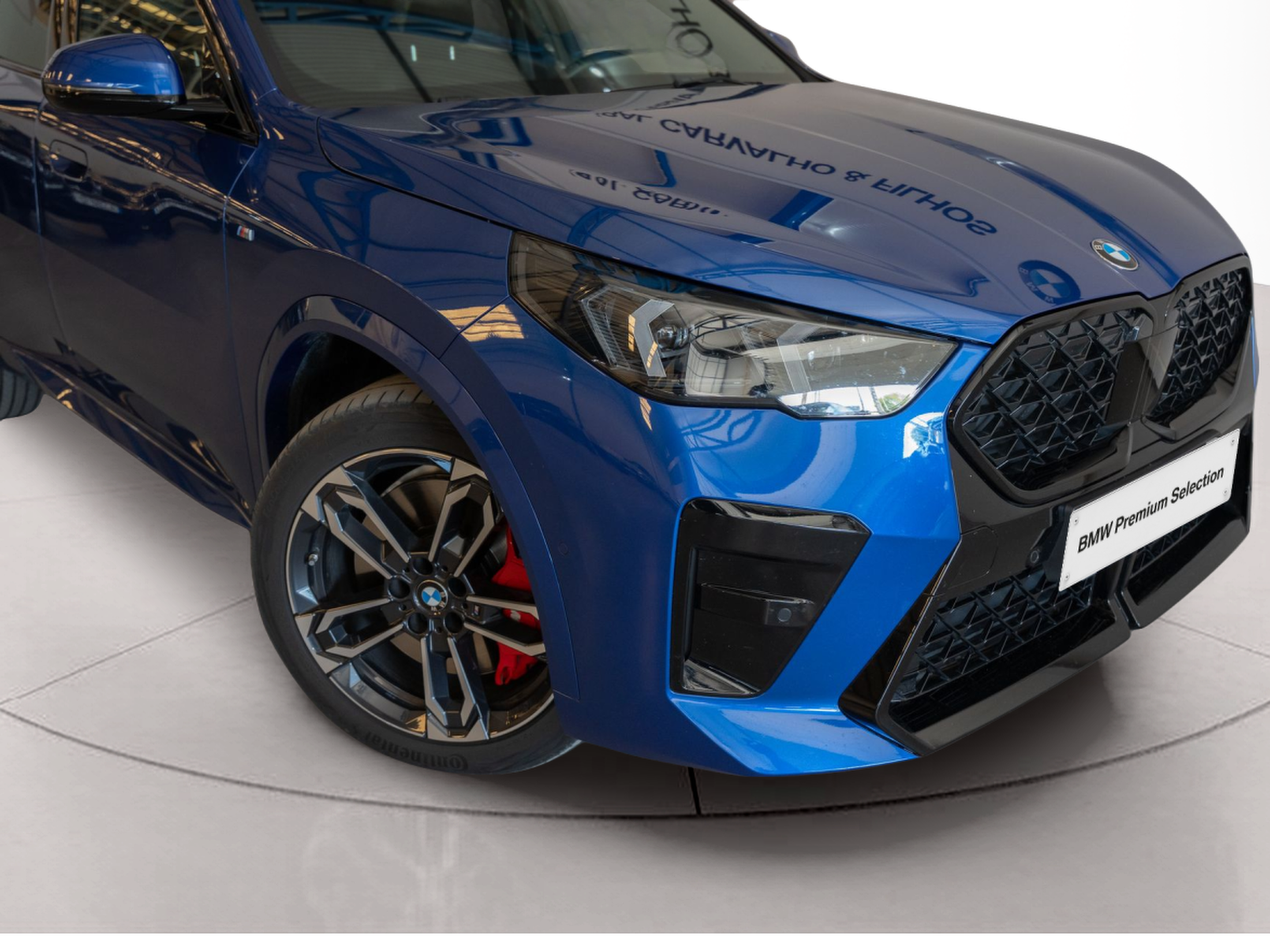 BMW X2 sDrive18d color Azul. Año 2024. 110KW(150CV). Diesel. En concesionario Aníbal Carvalho & Filhos, S.A. de Santarém
