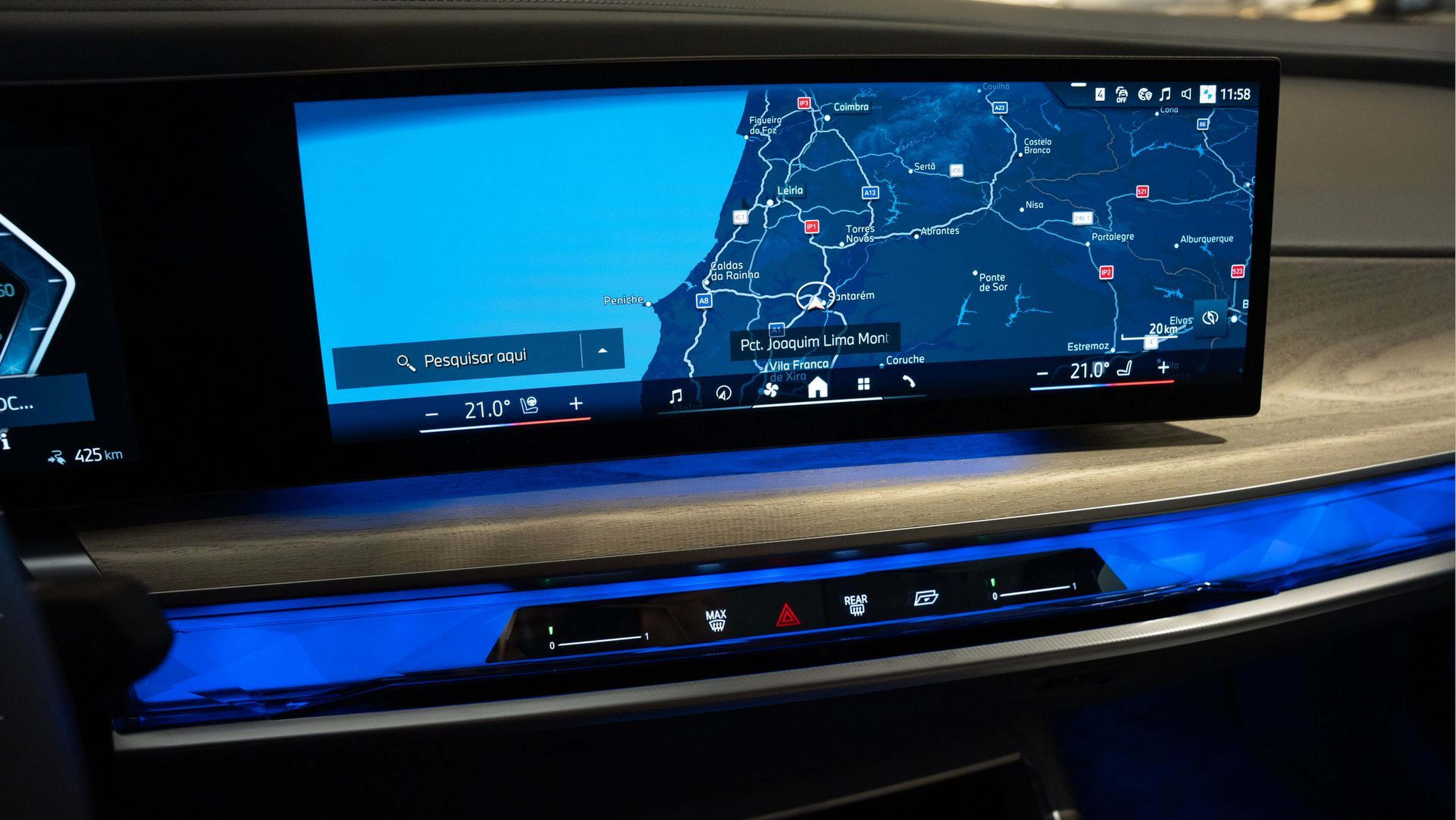 BMW I7 xDrive60 color Gris. Año 2024. 400KW(544CV). Elétrico. En concesionario Aníbal Carvalho & Filhos, S.A. de Santarém
