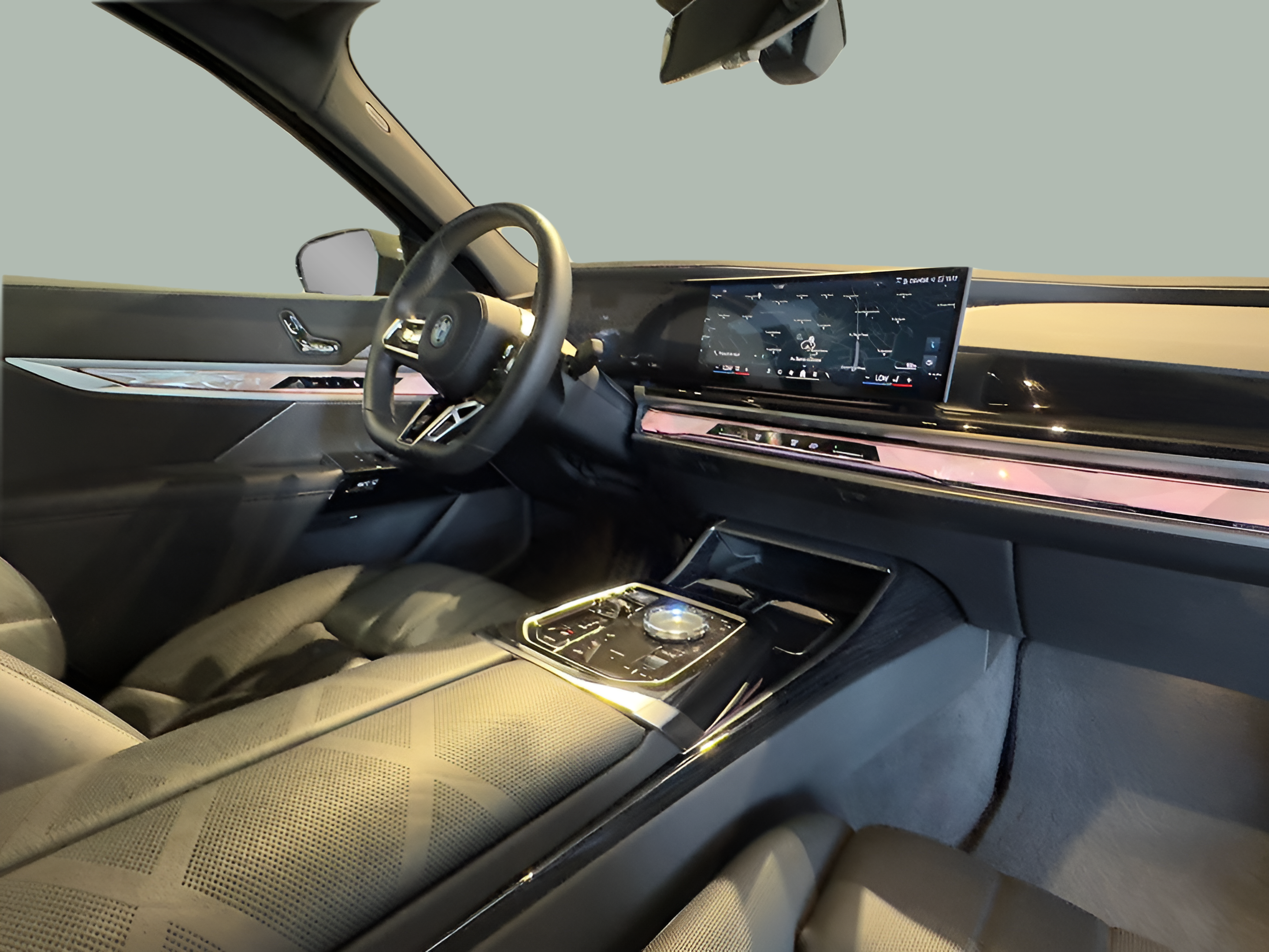 BMW I7 xDrive60 color Gris. Año 2024. 400KW(544CV). Elétrico. En concesionario BMcar Braga de Braga