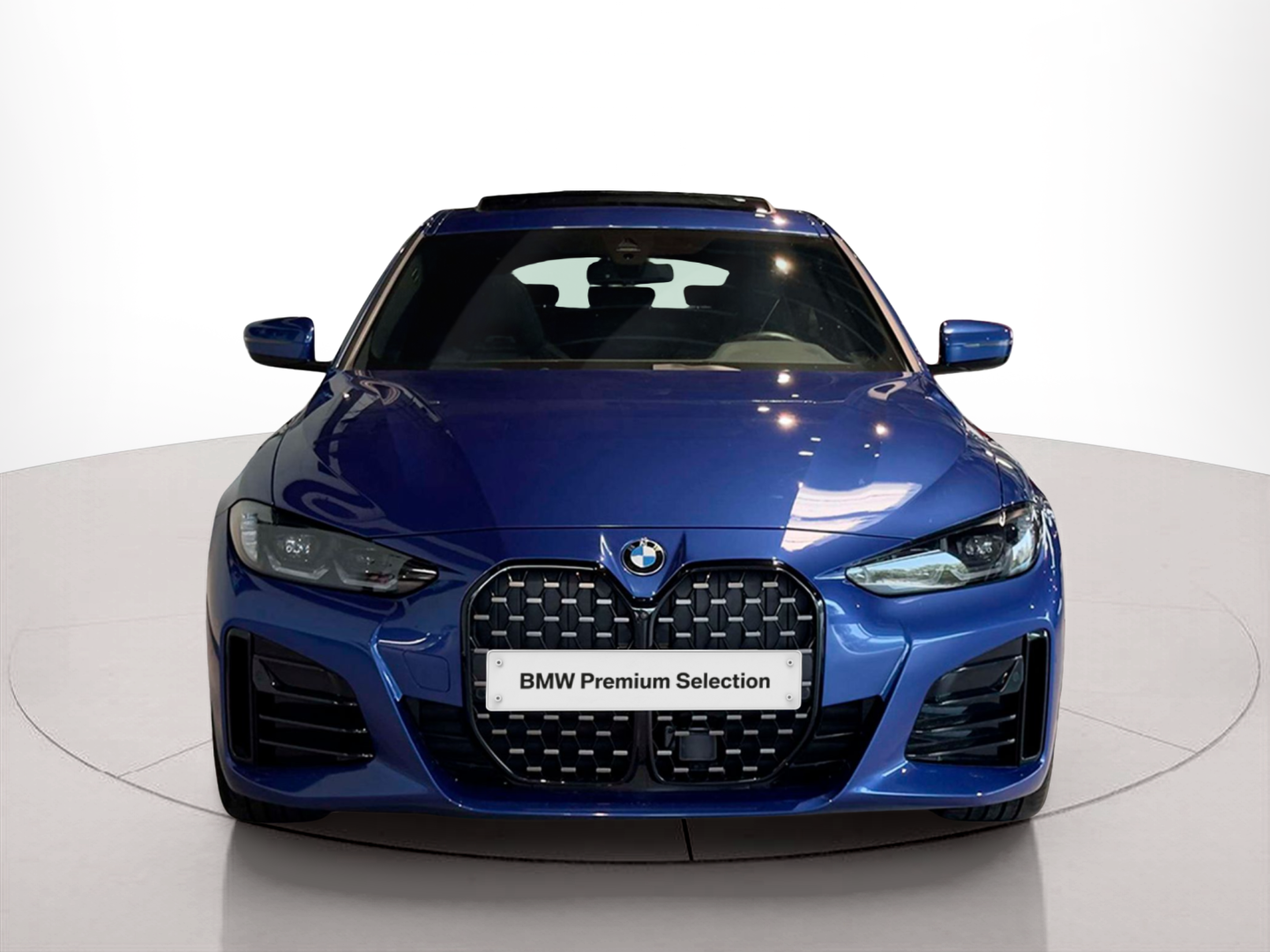 Fotos de BMW Série 4 430d Gran Coupe color Azul. Año 2024. 210KW(286CV). Diesel. En concesionario BMcar Braga de Braga