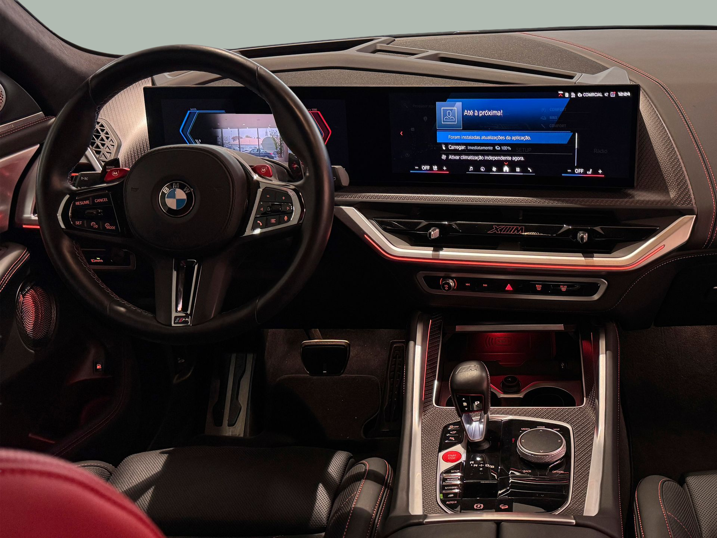 BMW XM 4.4 PHEV color Gris. Año 2024. 550KW(748CV). Elétrico / Gasolina Híbrido. En concesionario BMcar Porto de Porto