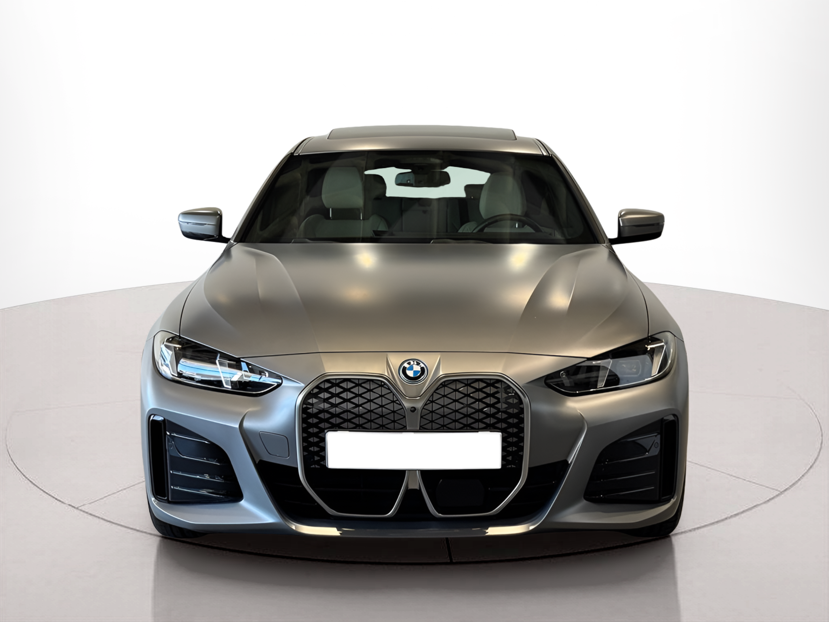 Fotos de BMW i4 i4 eDrive40 color Gris. Año 2024. 250KW(340CV). Elétrico. En concesionario BMcar Braga de Braga