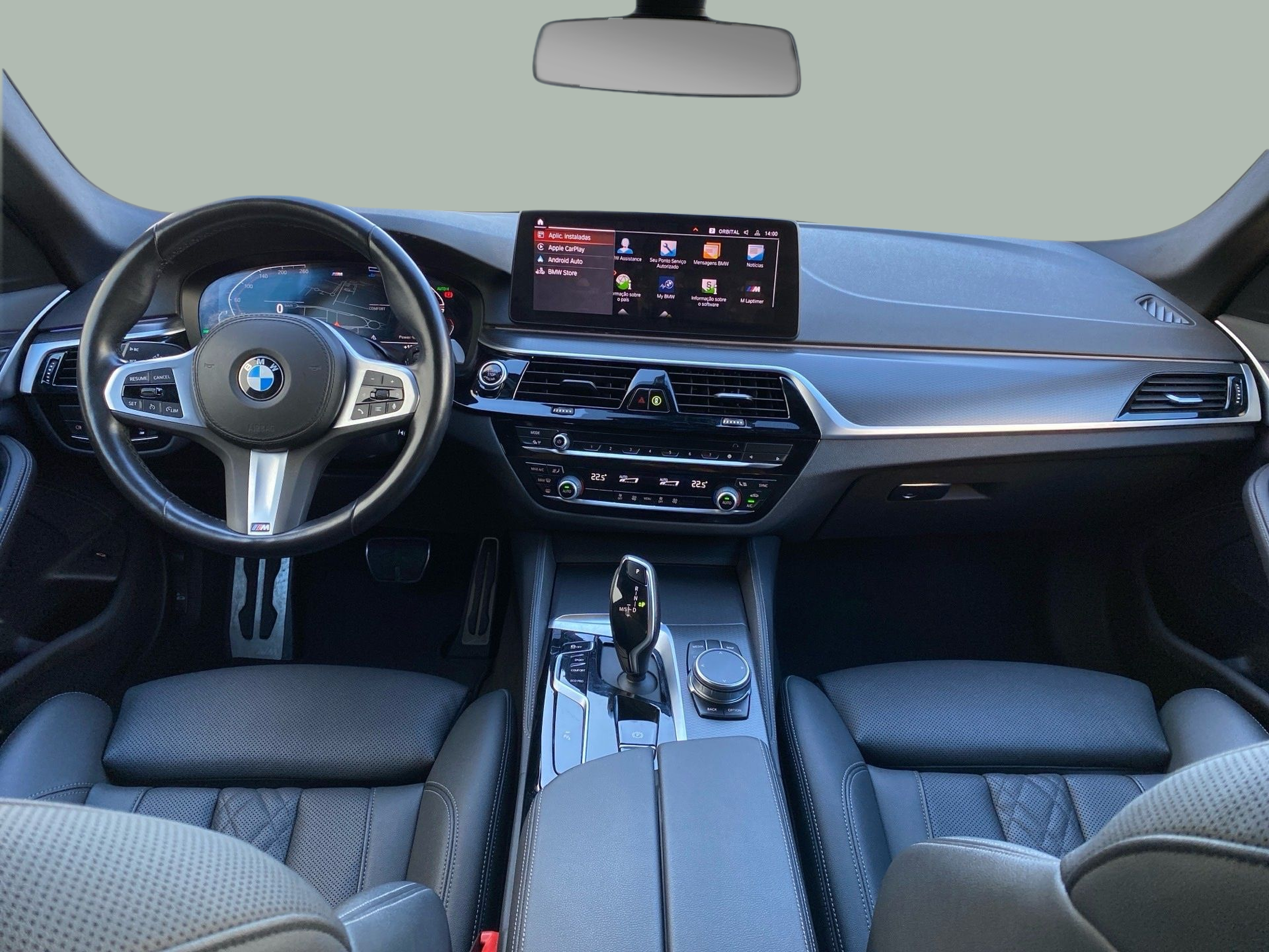 BMW Série 5 520d Berlina color Negro. Año 2023. 140KW(190CV). Diesel. En concesionario Caetano Baviera Lisboa de Lisboa