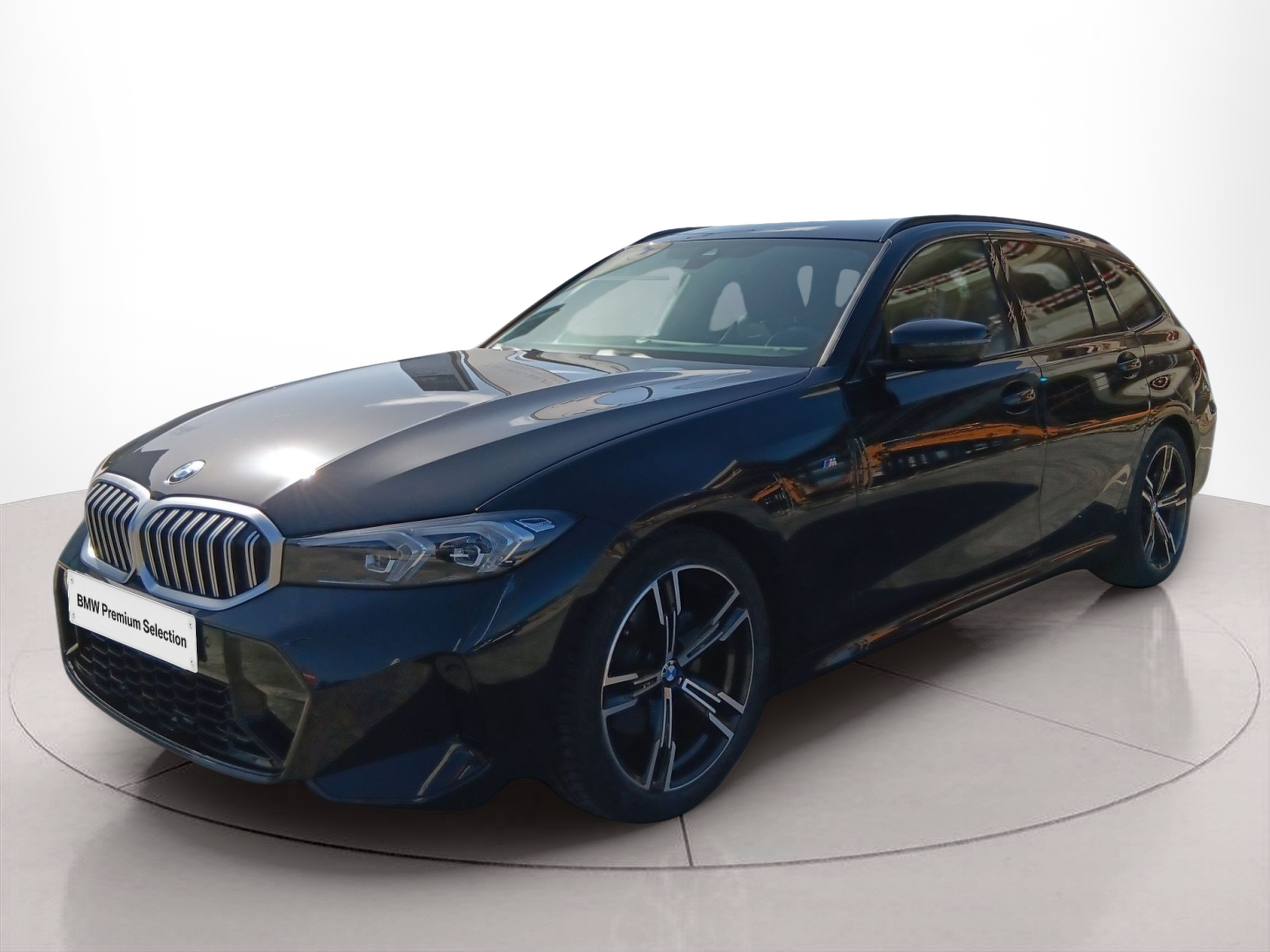 BMW Série 3 320d Touring color Negro. Año 2023. 140KW(190CV). Diesel. En concesionario Caetano Baviera Porto de Porto