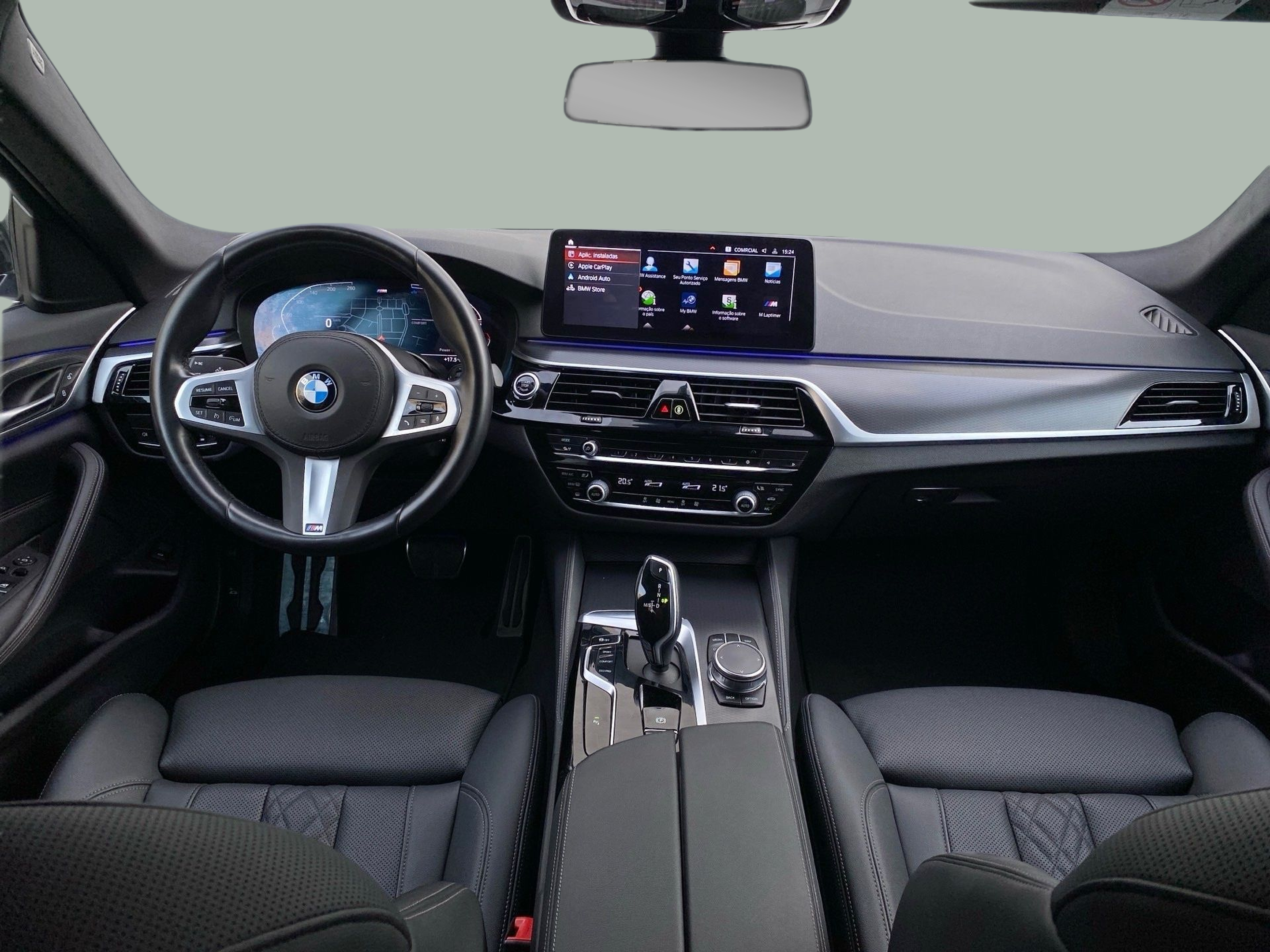 BMW Série 5 520d Touring color Negro. Año 2023. 140KW(190CV). Diesel. En concesionario Caetano Baviera Lisboa de Lisboa