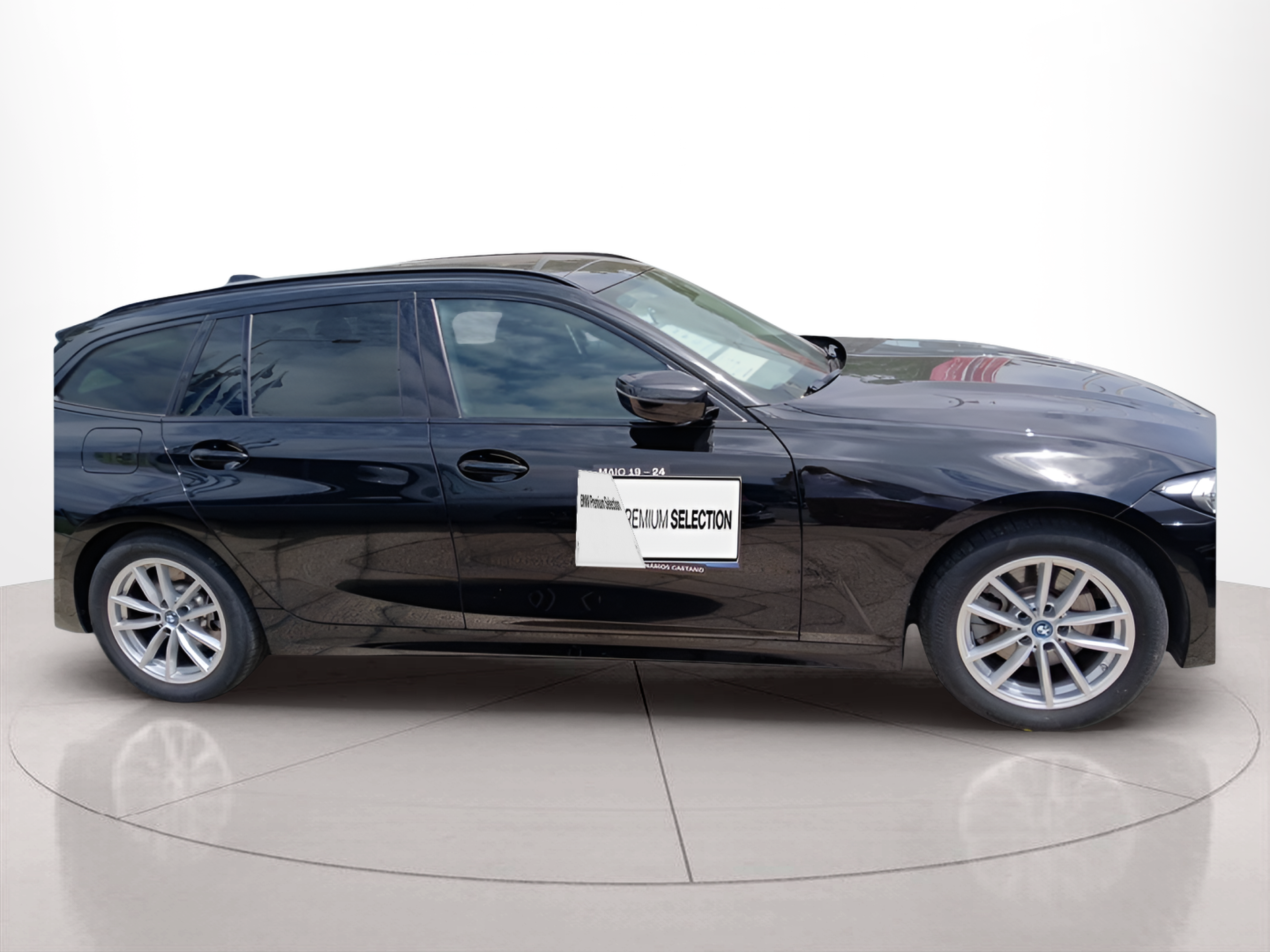 BMW Série 3 320e Touring color Negro. Año 2024. 150KW(204CV). Elétrico / Gasolina Híbrido. En concesionario Caetano Baviera Faro de Faro
