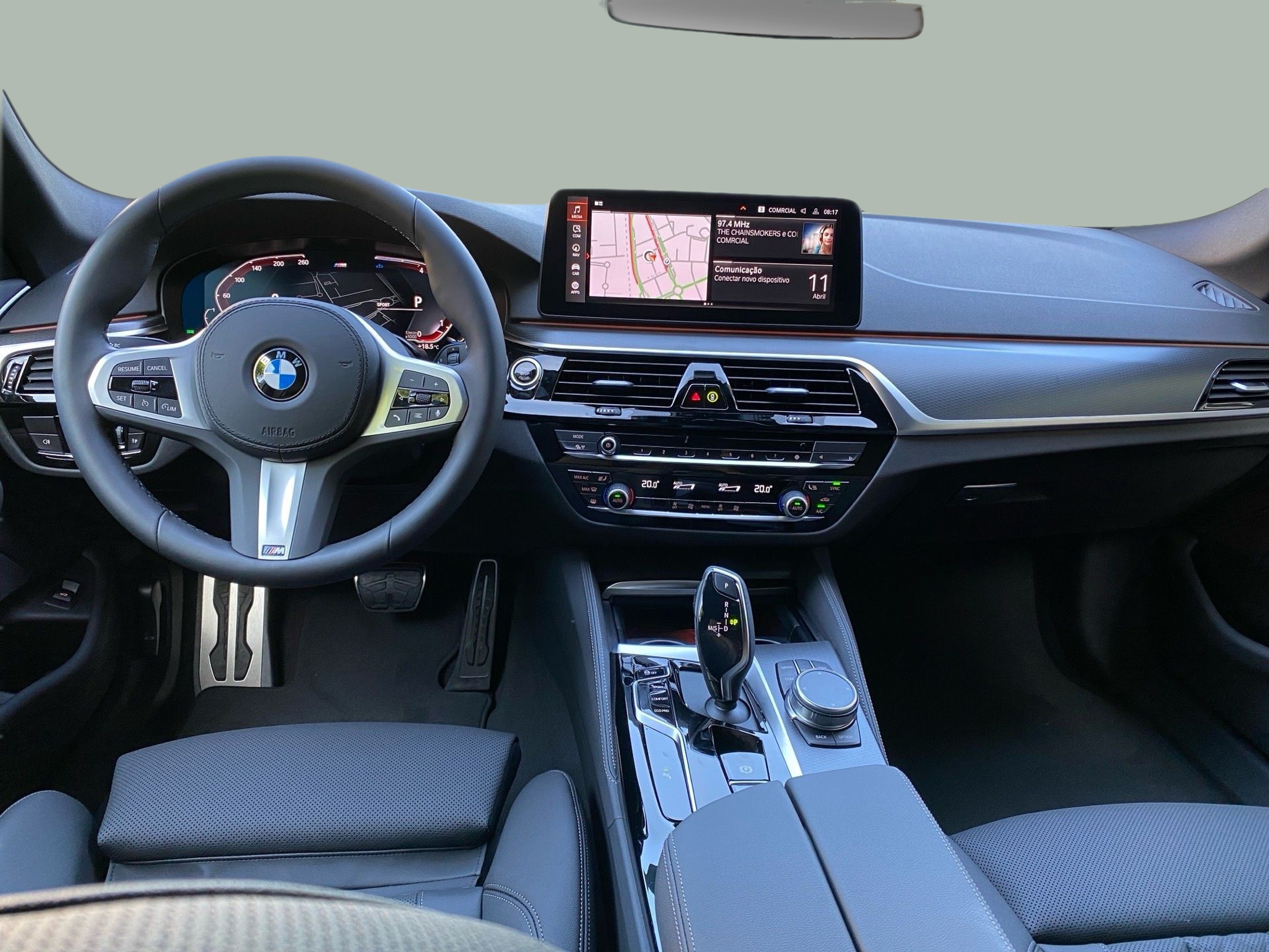 BMW Série 5 520d Touring color Gris. Año 2024. 140KW(190CV). Diesel. En concesionario Caetano Baviera Lisboa de Lisboa