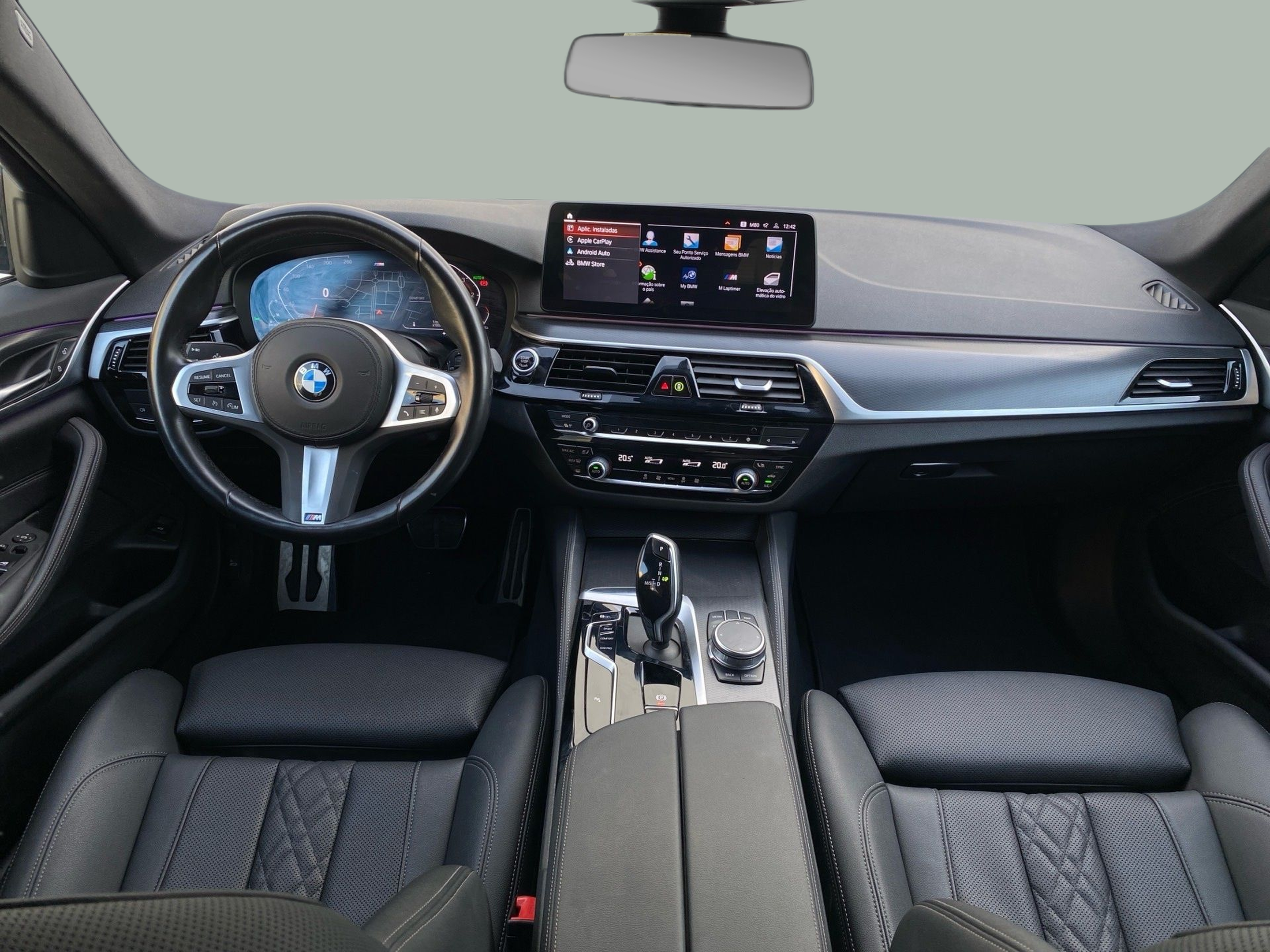 BMW Série 5 520d Touring color Gris. Año 2023. 140KW(190CV). Diesel. En concesionario Caetano Baviera Lisboa de Lisboa