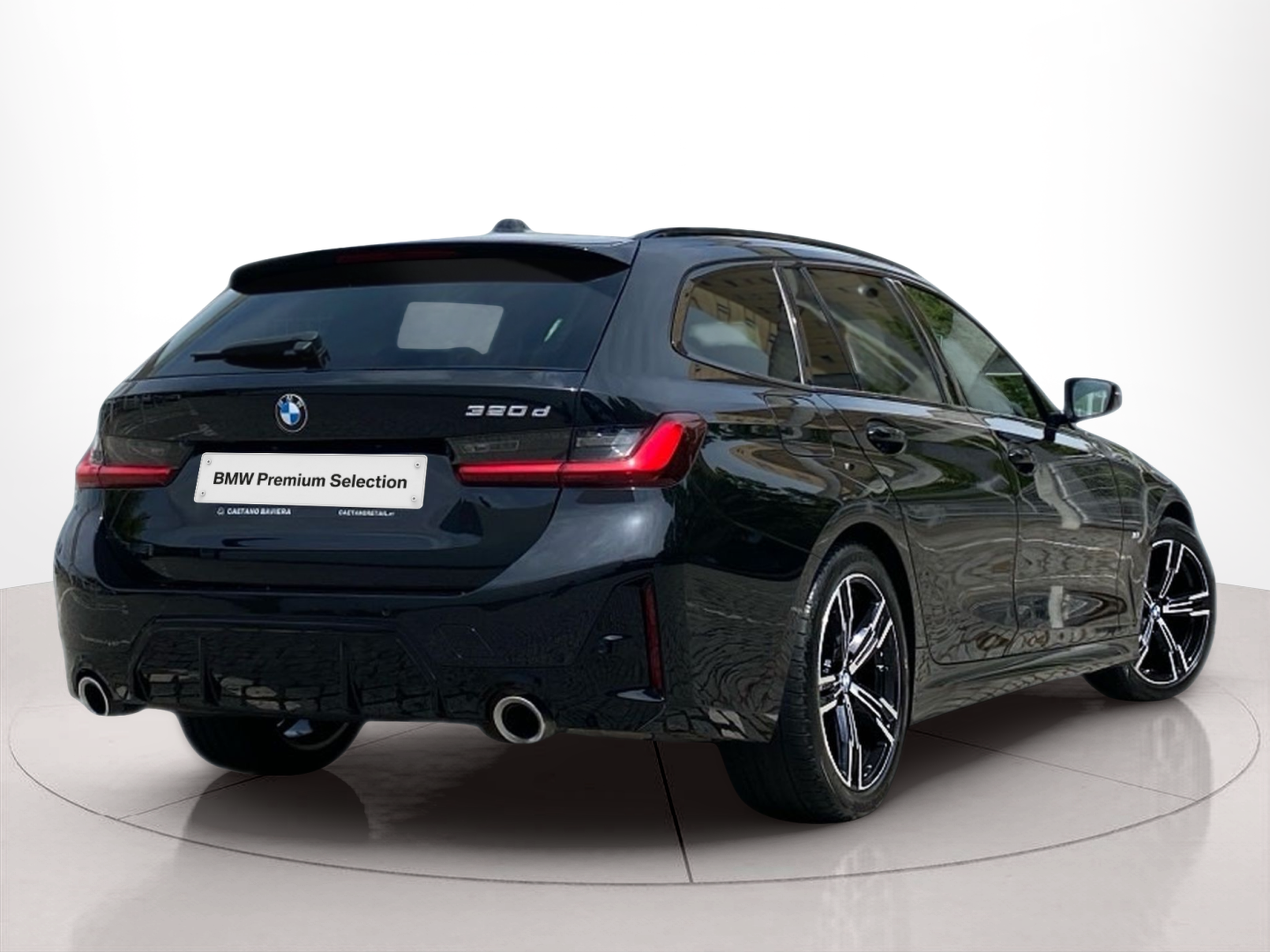 BMW Série 3 320d Touring color Negro. Año 2023. 140KW(190CV). Diesel. En concesionario Caetano Baviera Lisboa de Lisboa