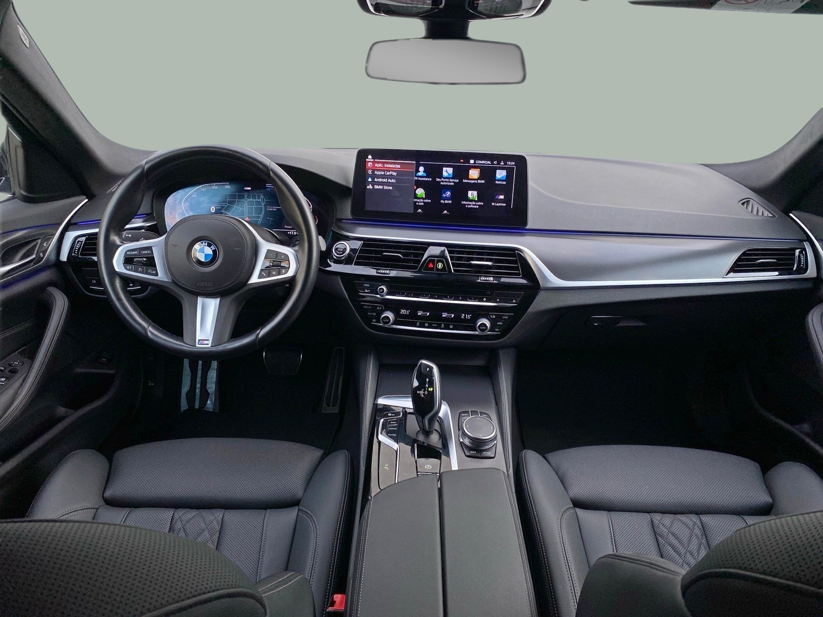BMW Série 5 520d Touring color Negro. Año 2023. 140KW(190CV). Diesel. En concesionario Caetano Baviera Lisboa de Lisboa