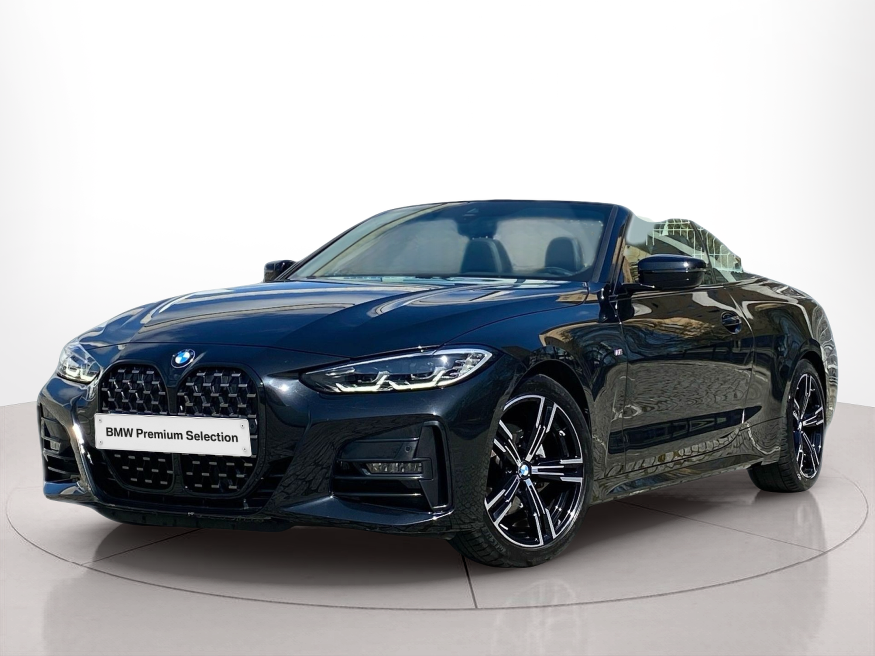 Fotos de BMW Série 4 420d Cabrio color Negro. Año 2024. 140KW(190CV). Diesel. En concesionario Caetano Baviera Cascais de Cascais