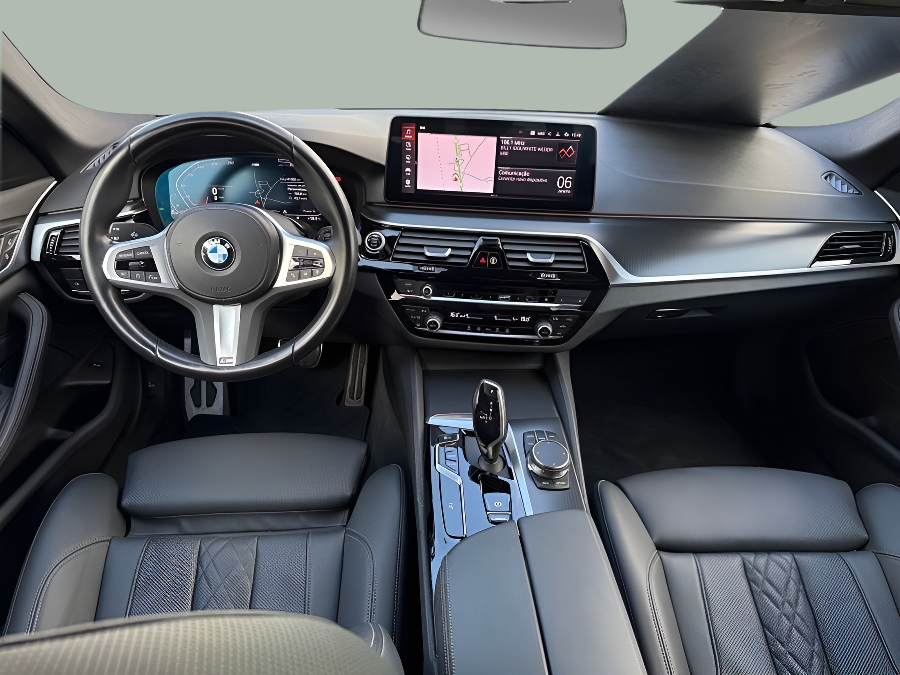 BMW Série 5 520d Berlina color Negro. Año 2023. 140KW(190CV). Diesel. En concesionario Caetano Baviera Portimão de Portimão