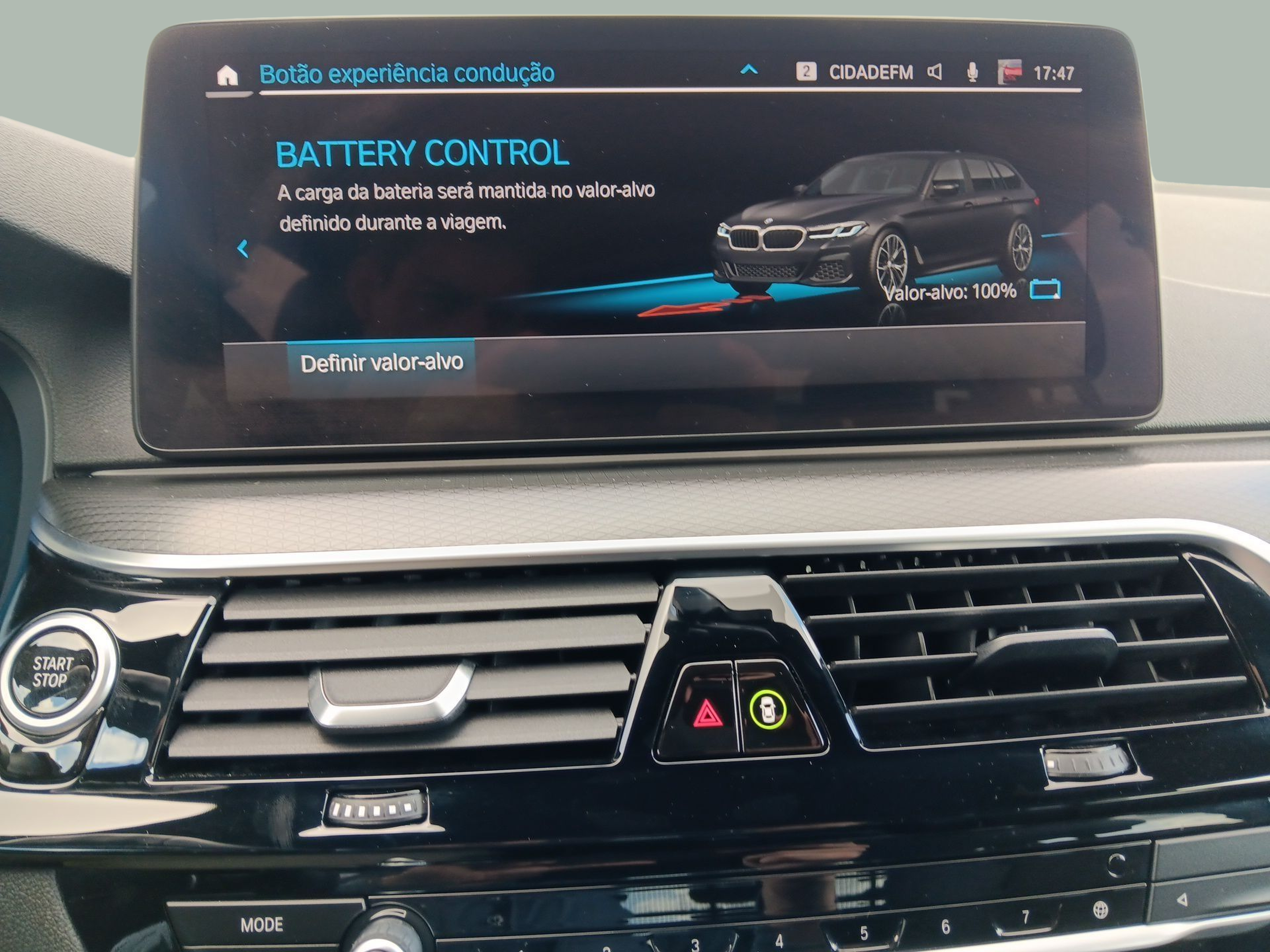 BMW Série 5 530e Touring color Negro. Año 2021. 215KW(292CV). Elétrico / Gasolina Híbrido. En concesionario Caetano Baviera Maia de Maia