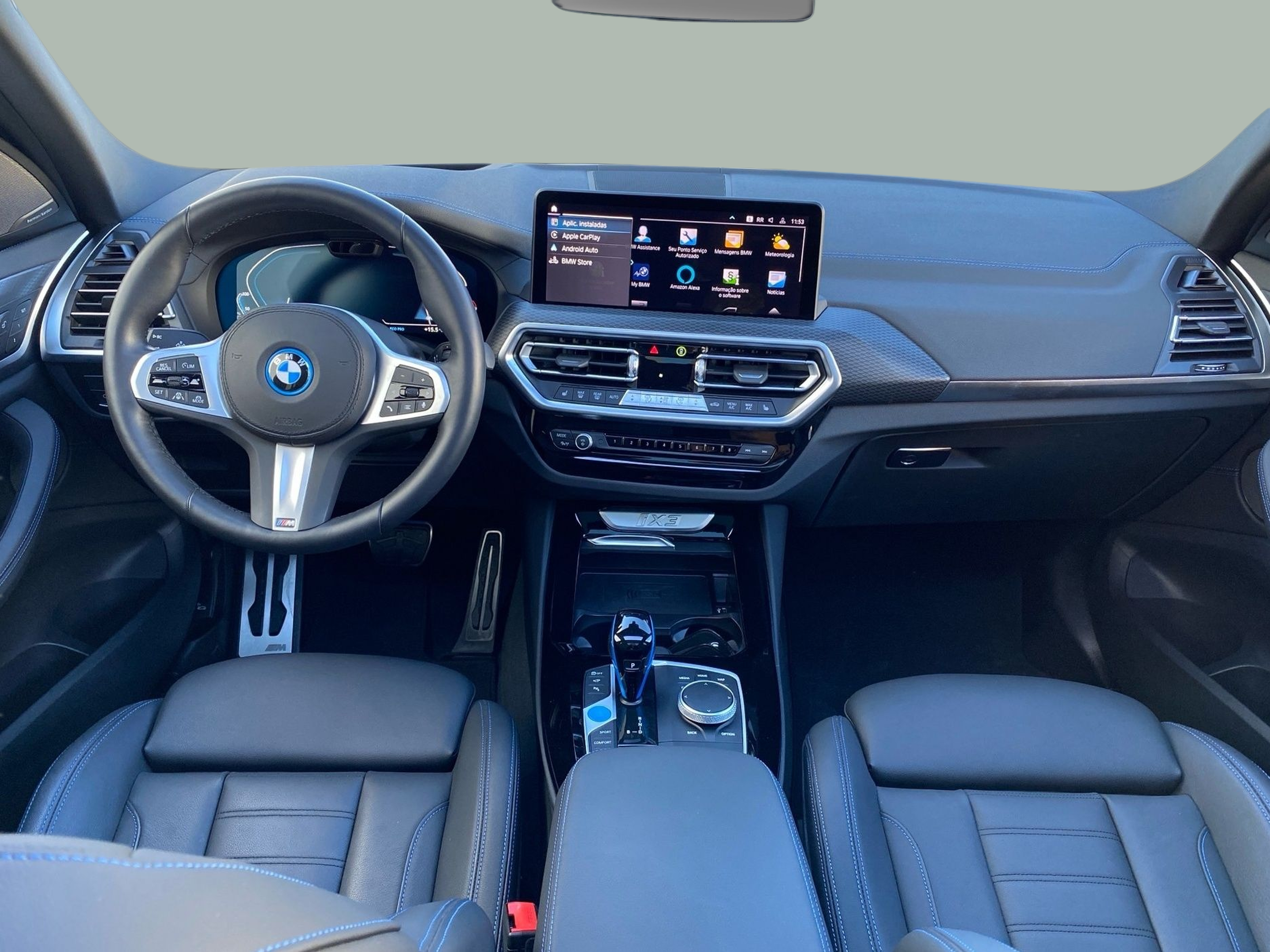 BMW iX3 iX3 80 kWh color Blanco. Año 2023. 210KW(286CV). Elétrico. En concesionario Caetano Baviera Faro de Faro