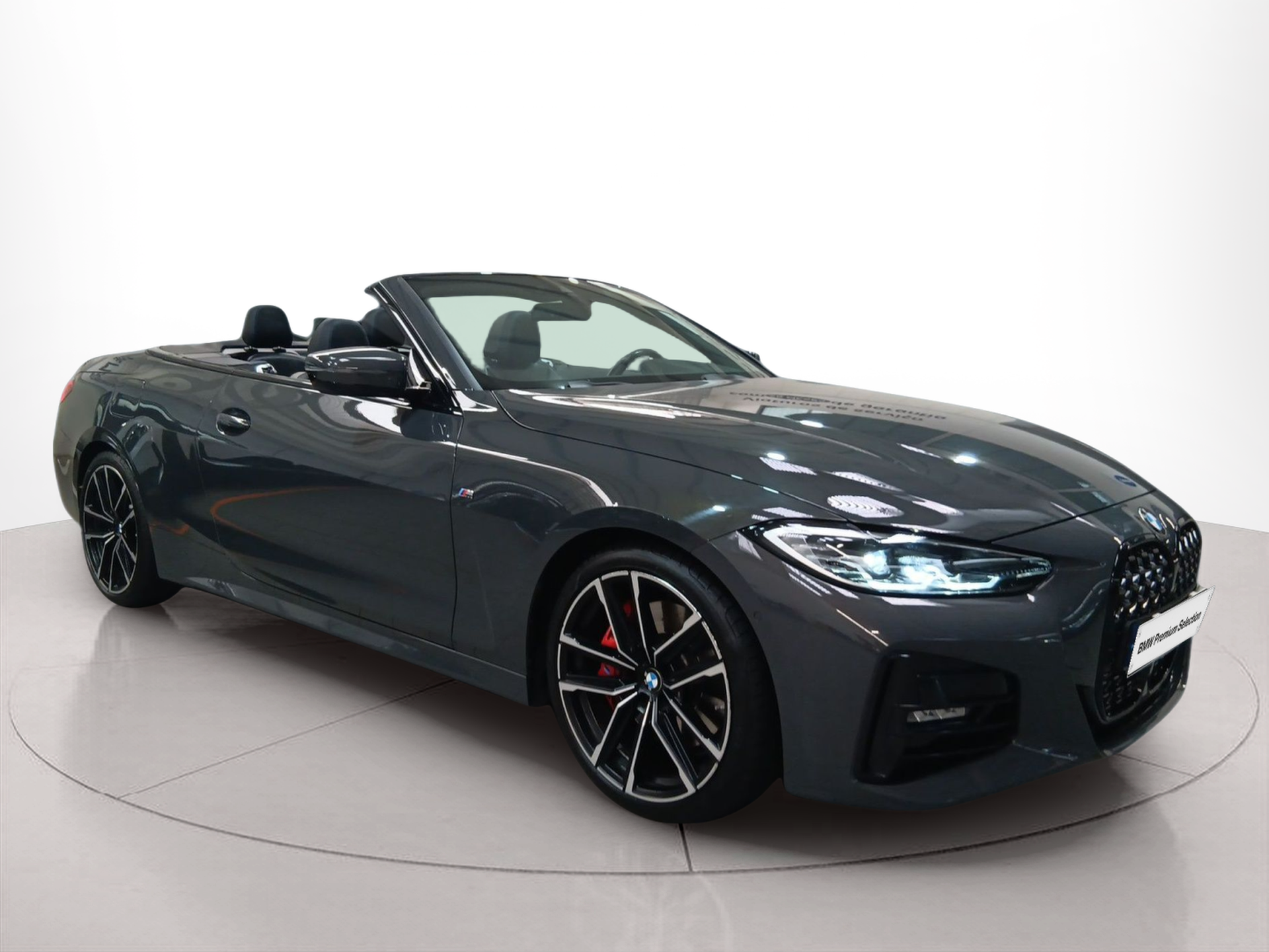 BMW Série 4 420d Cabrio color Gris. Año 2021. 140KW(190CV). Diesel. En concesionario Caetano Baviera Porto de Porto