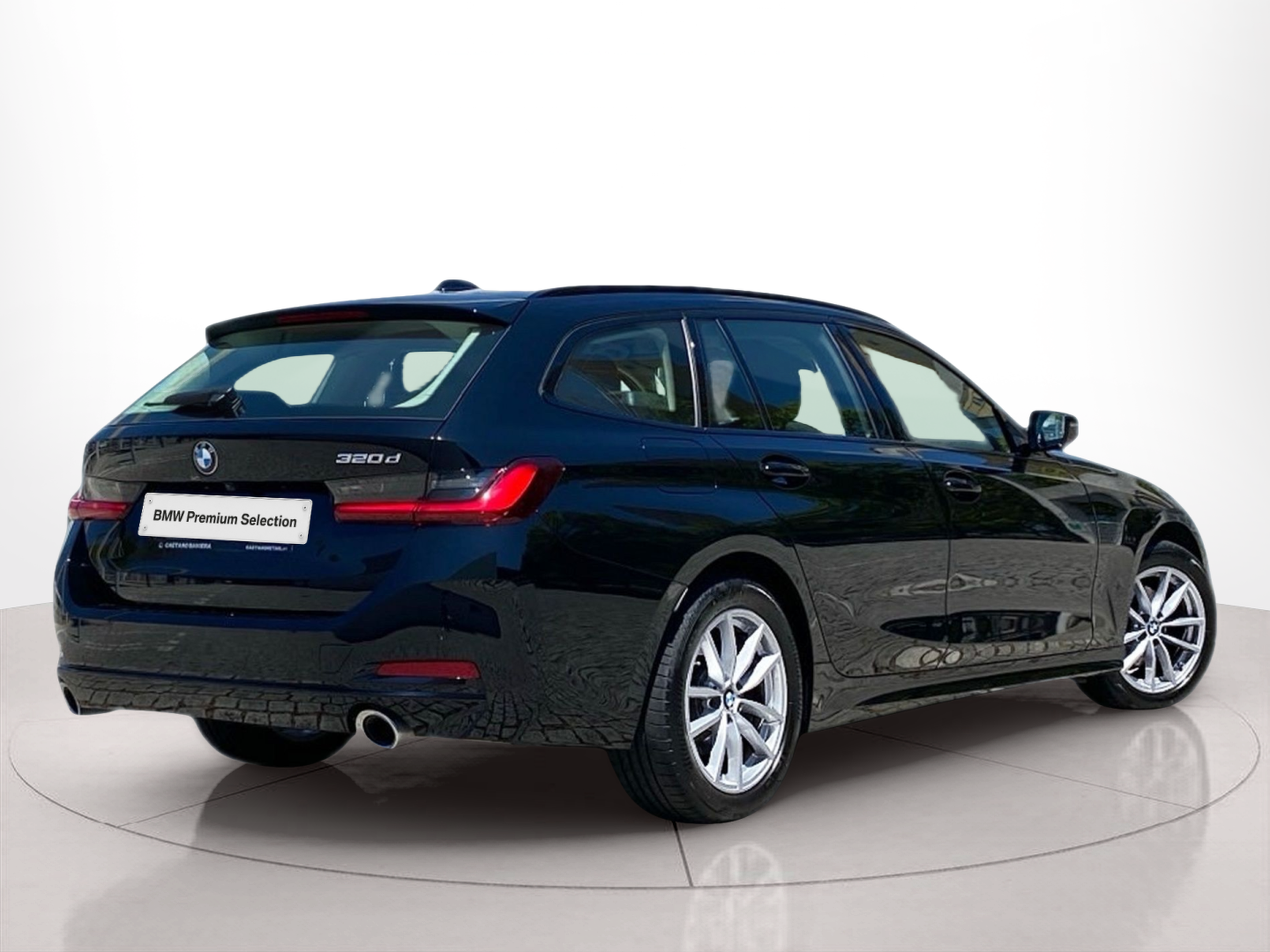BMW Série 3 320d Touring color Negro. Año 2024. 140KW(190CV). Diesel. En concesionario Caetano Baviera Lisboa de Lisboa