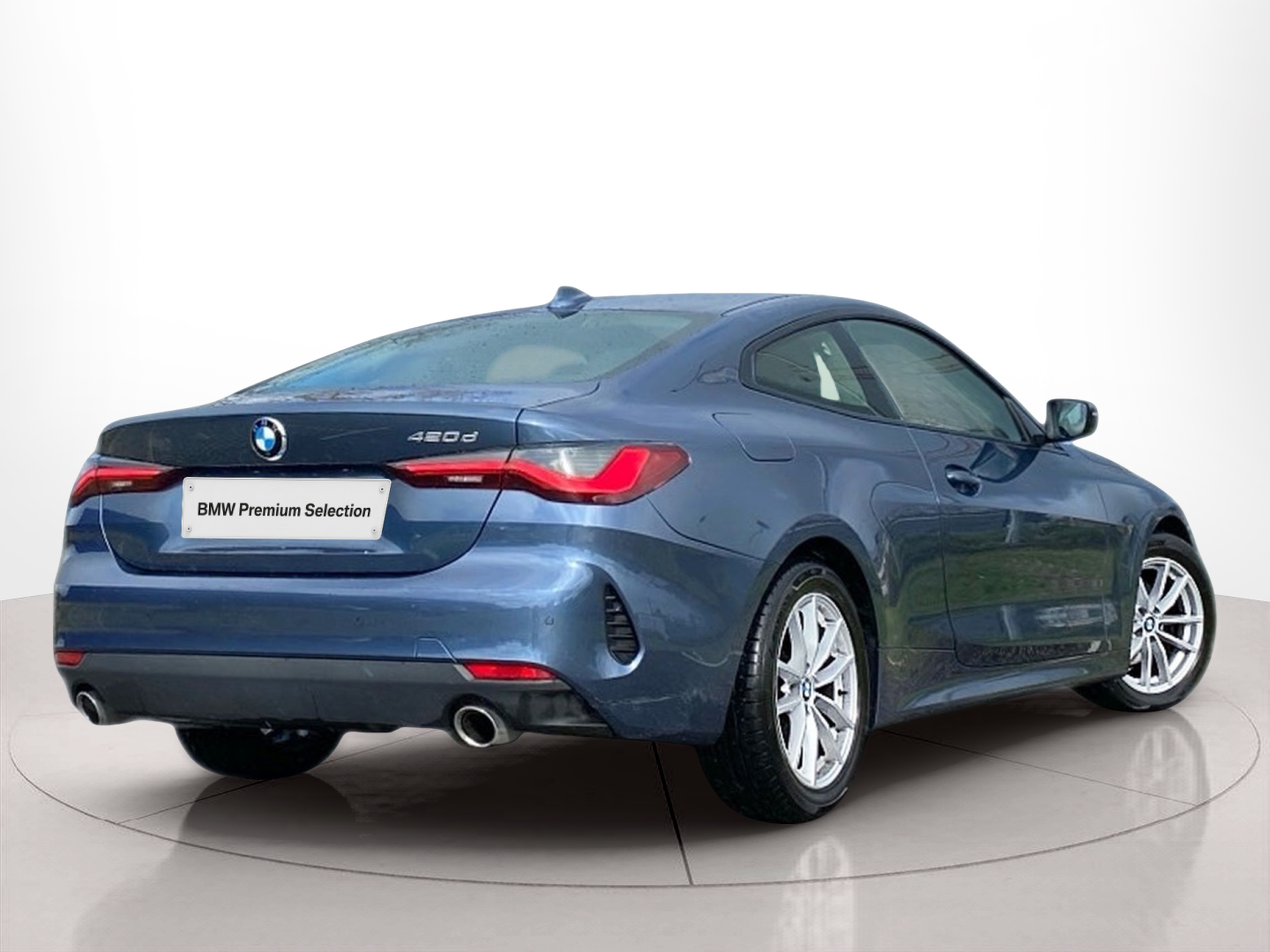 BMW Série 4 420d Coupe color Azul. Año 2021. 140KW(190CV). Diesel. En concesionario Caetano Cascais de Cascais
