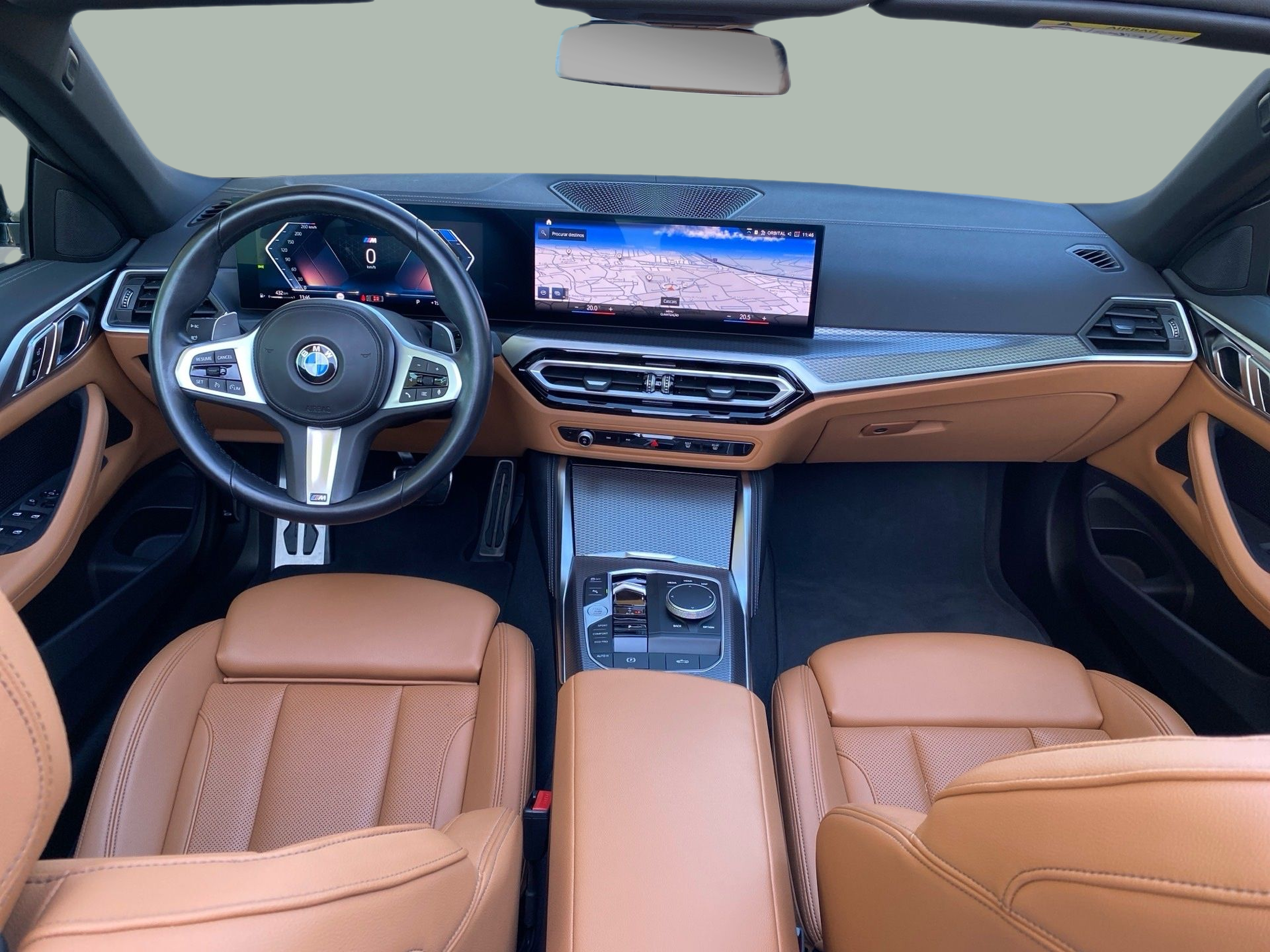 BMW Série 4 420d Cabrio color Negro. Año 2023. 140KW(190CV). Diesel. En concesionario Caetano Baviera Cascais de Cascais