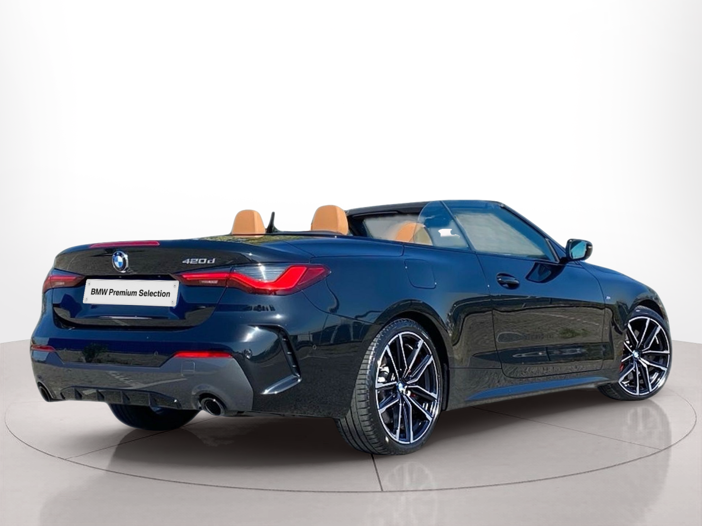 BMW Série 4 420d Cabrio color Negro. Año 2023. 140KW(190CV). Diesel. En concesionario Caetano Baviera Cascais de Cascais