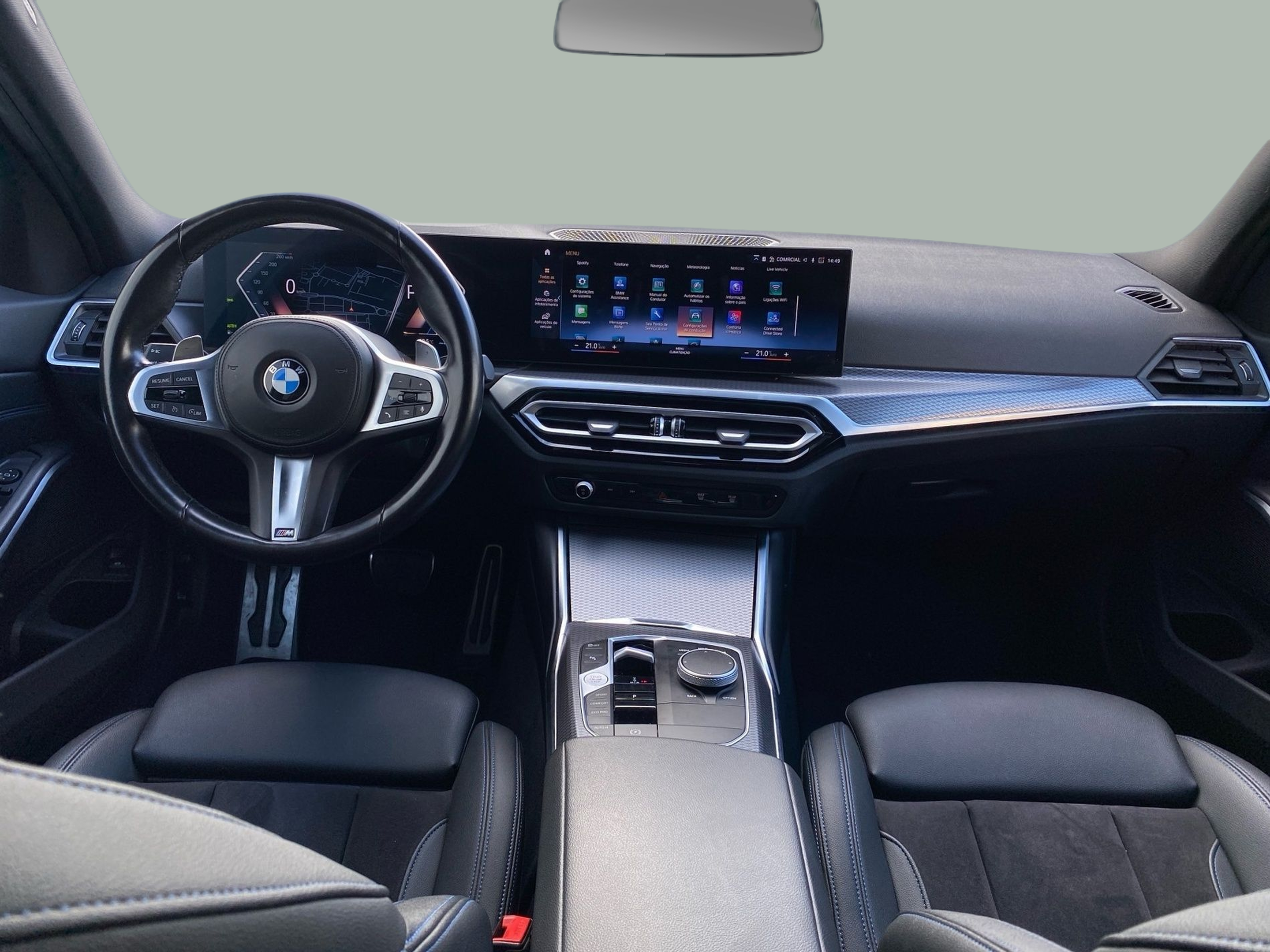 BMW Série 3 320d Touring color Azul. Año 2024. 140KW(190CV). Diesel. En concesionario Caetano Cascais de Cascais