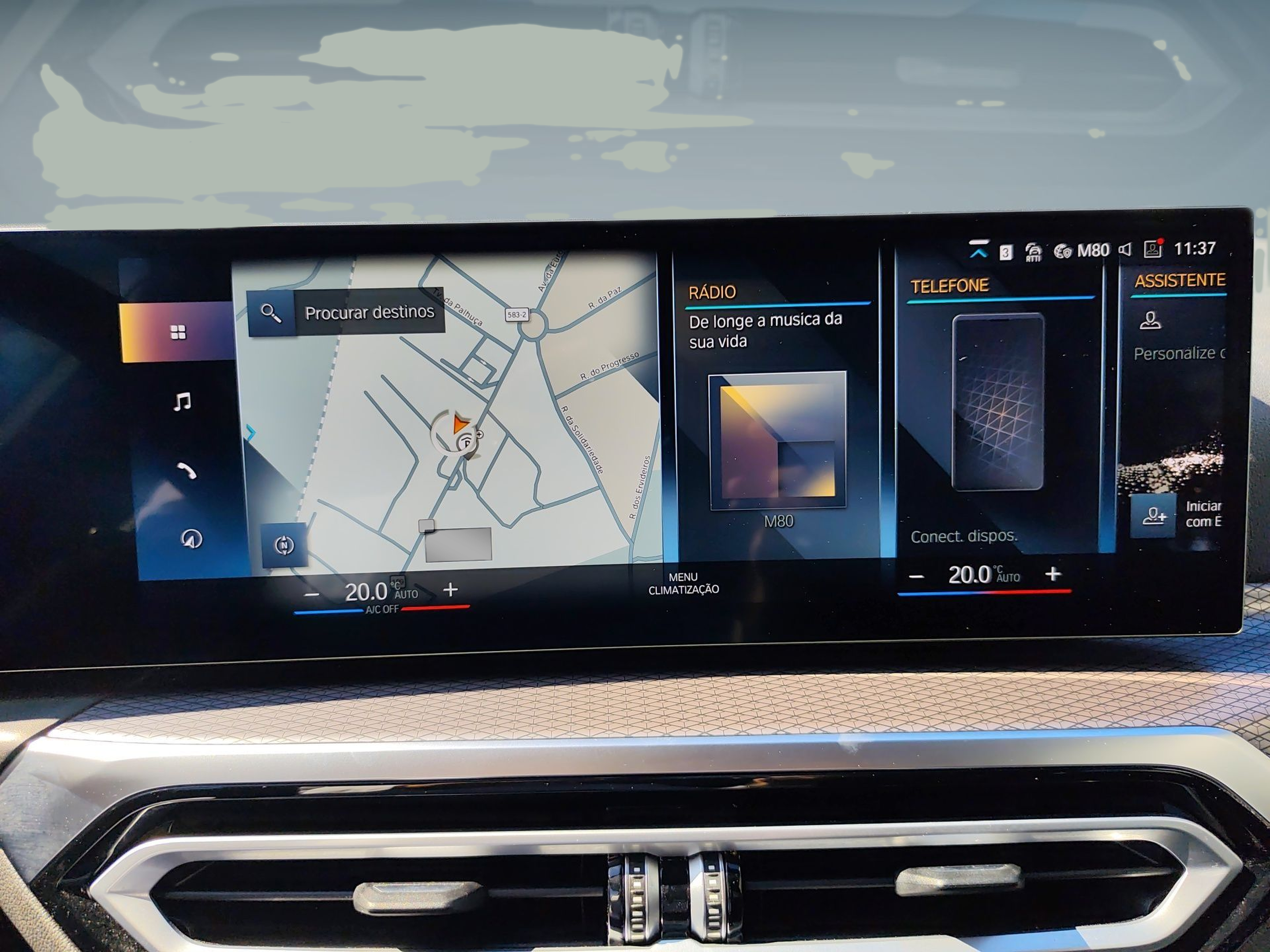 BMW Série 3 320d Touring color Negro. Año 2024. 140KW(190CV). Diesel. En concesionario Caetano Baviera Aveiro de Aveiro