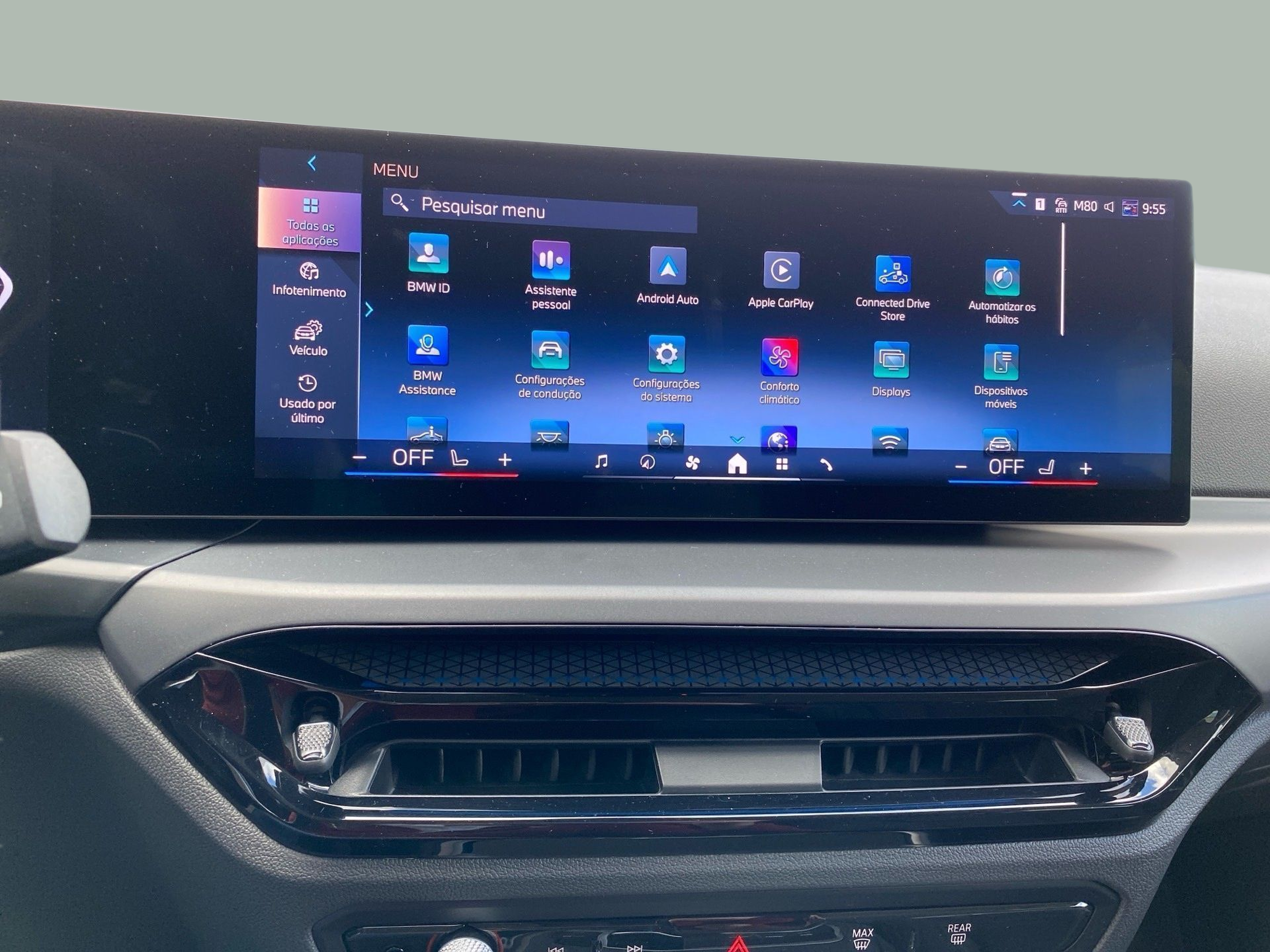 BMW Série 3 320d Touring color Negro. Año 2024. 140KW(190CV). Diesel. En concesionario Caetano Lisboa de Lisboa