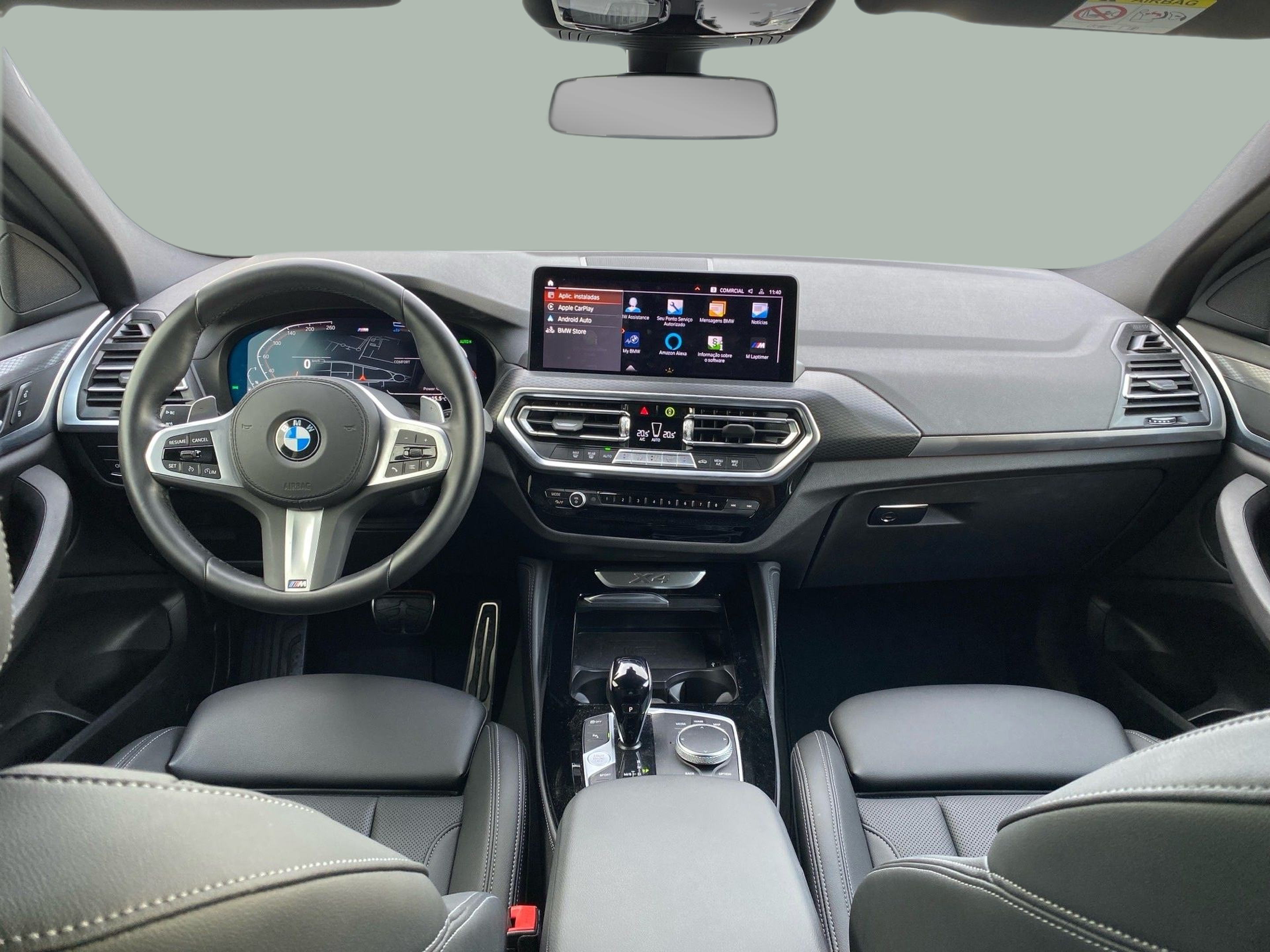 BMW X4 xDrive20d color Negro. Año 2024. 140KW(190CV). Diesel. En concesionario Caetano Lisboa de Lisboa