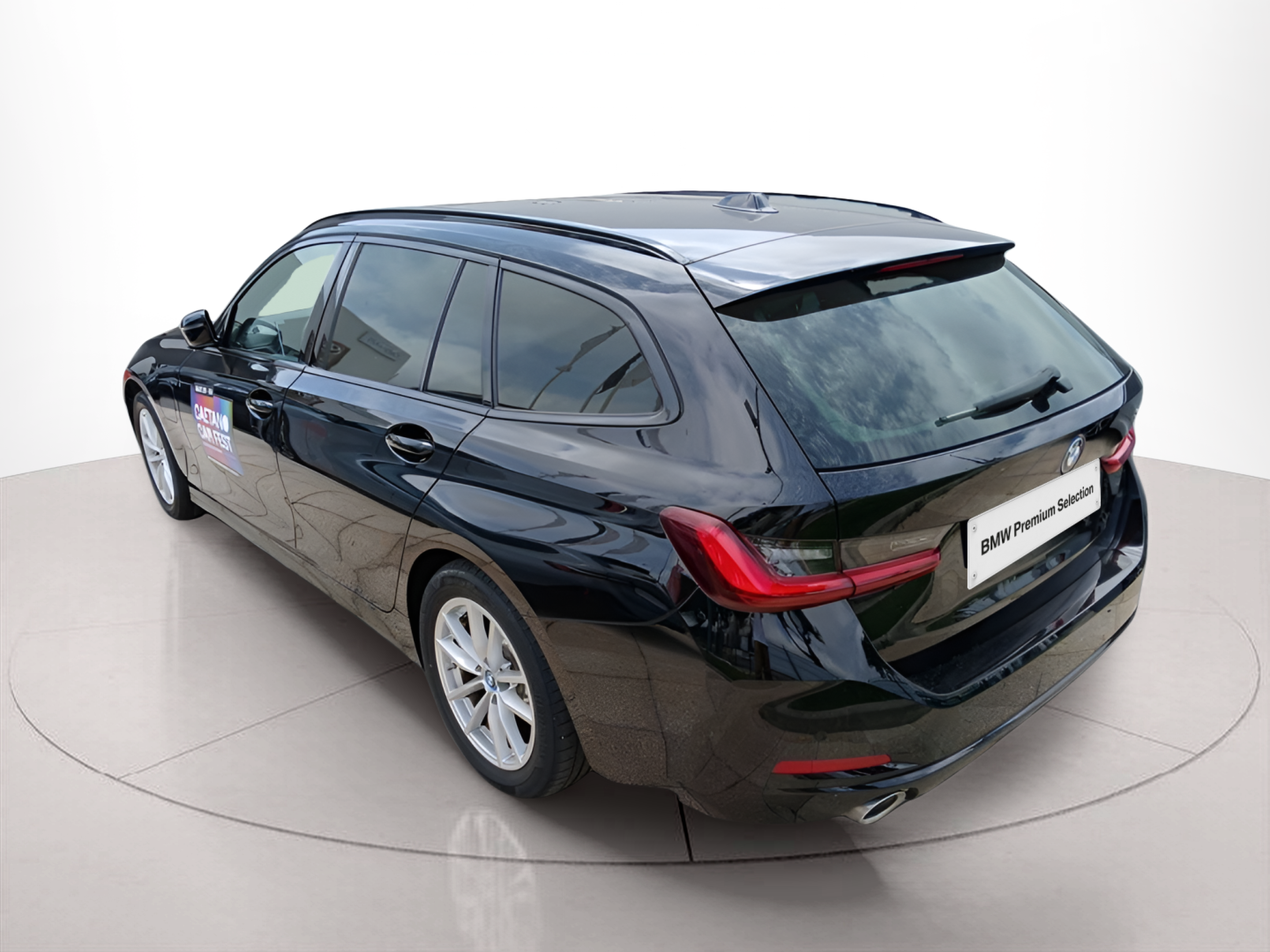 BMW Série 3 320e Touring color Negro. Año 2024. 150KW(204CV). Elétrico / Gasolina Híbrido. En concesionario Caetano Baviera Faro de Faro