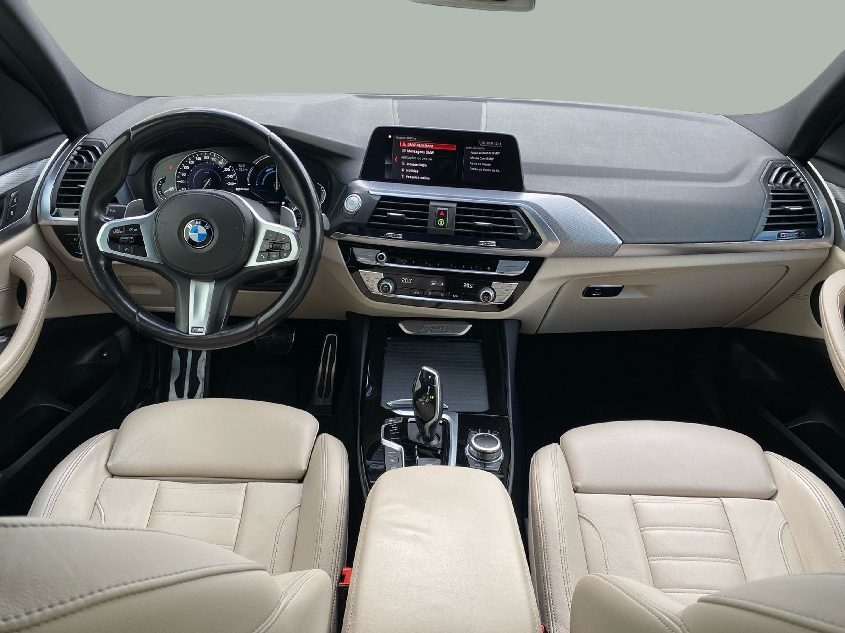 BMW X3 xDrive30e color Azul. Año 2021. 215KW(292CV). Elétrico / Gasolina Híbrido. En concesionario Caetano Lisboa de Lisboa