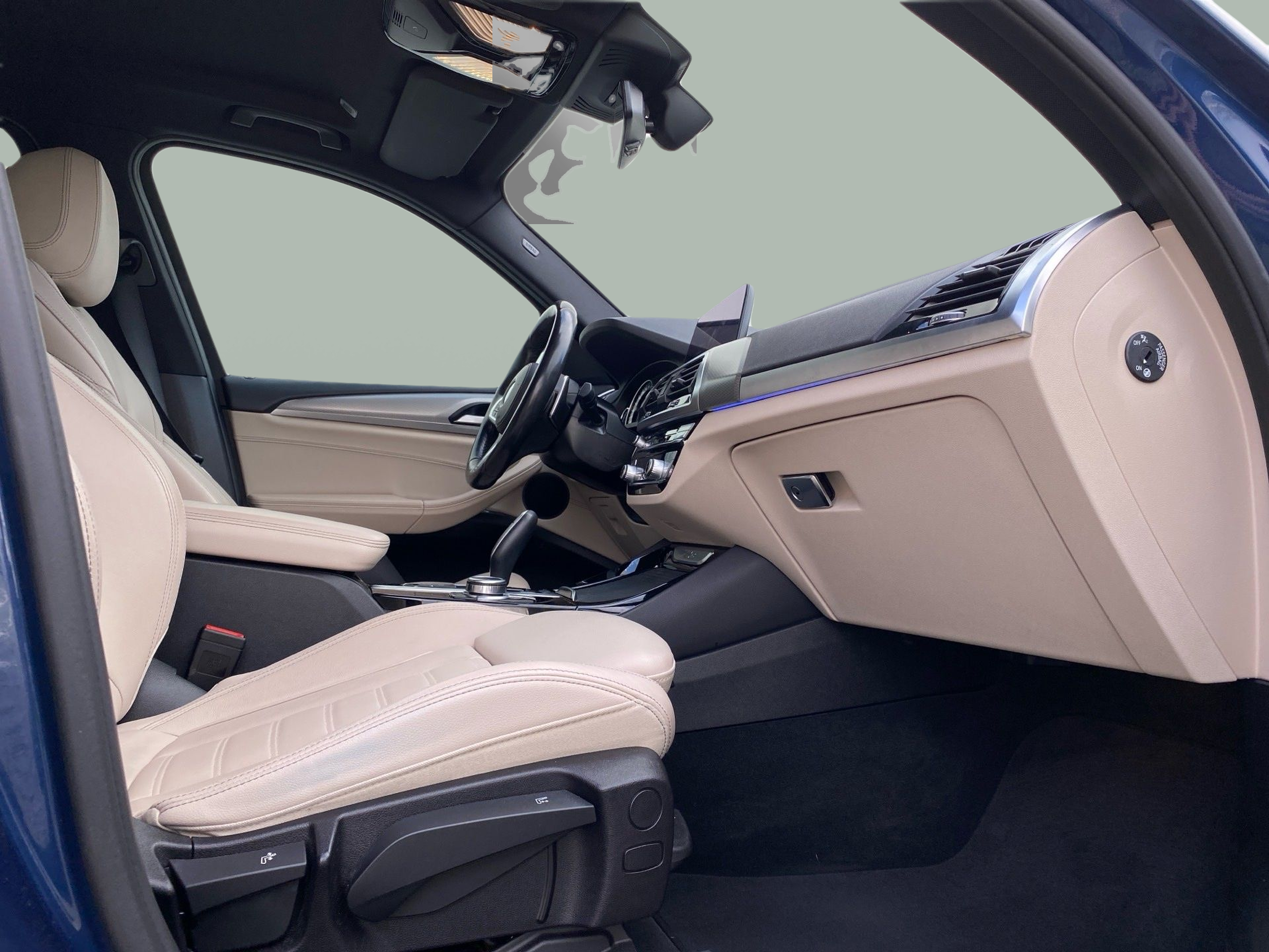 BMW X3 xDrive30e color Azul. Año 2021. 215KW(292CV). Elétrico / Gasolina Híbrido. En concesionario Caetano Lisboa de Lisboa