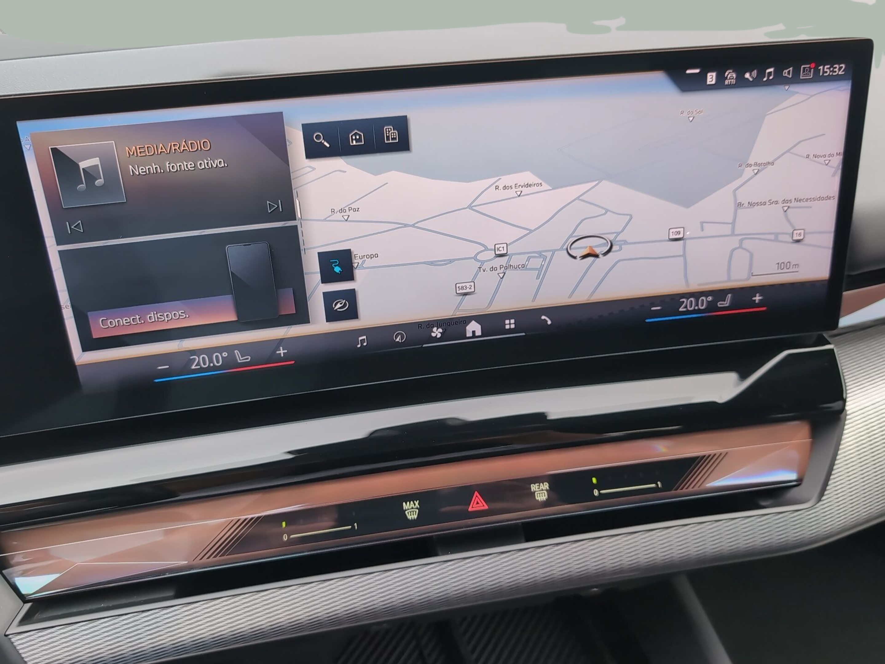 BMW i5 eDrive40 color Negro. Año 2023. 250KW(340CV). Elétrico. En concesionario Caetano Baviera Aveiro de Aveiro