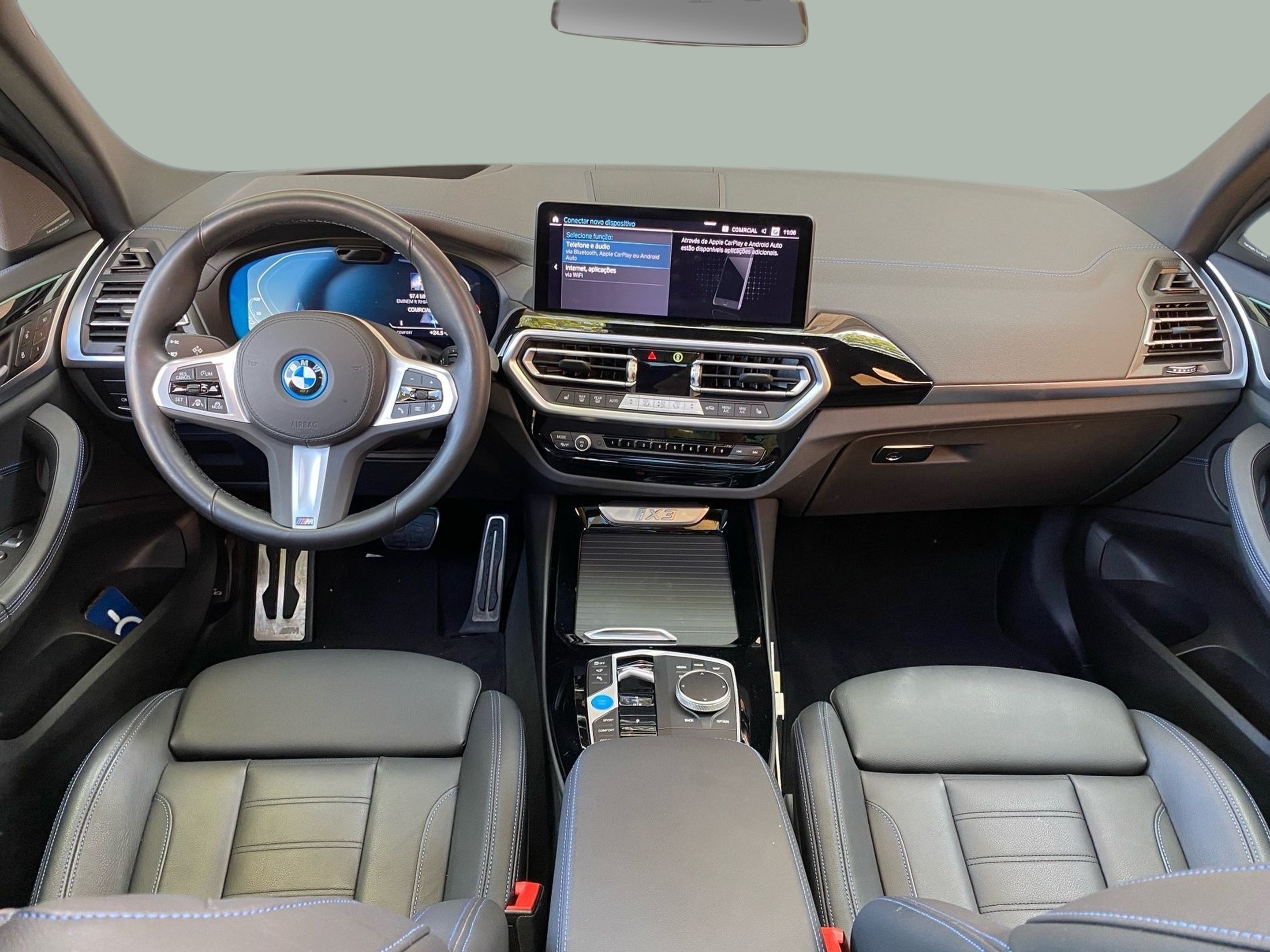 BMW iX3 iX3 80 kWh color Azul. Año 2023. 210KW(286CV). Elétrico. En concesionario Caetano Lisboa de Lisboa