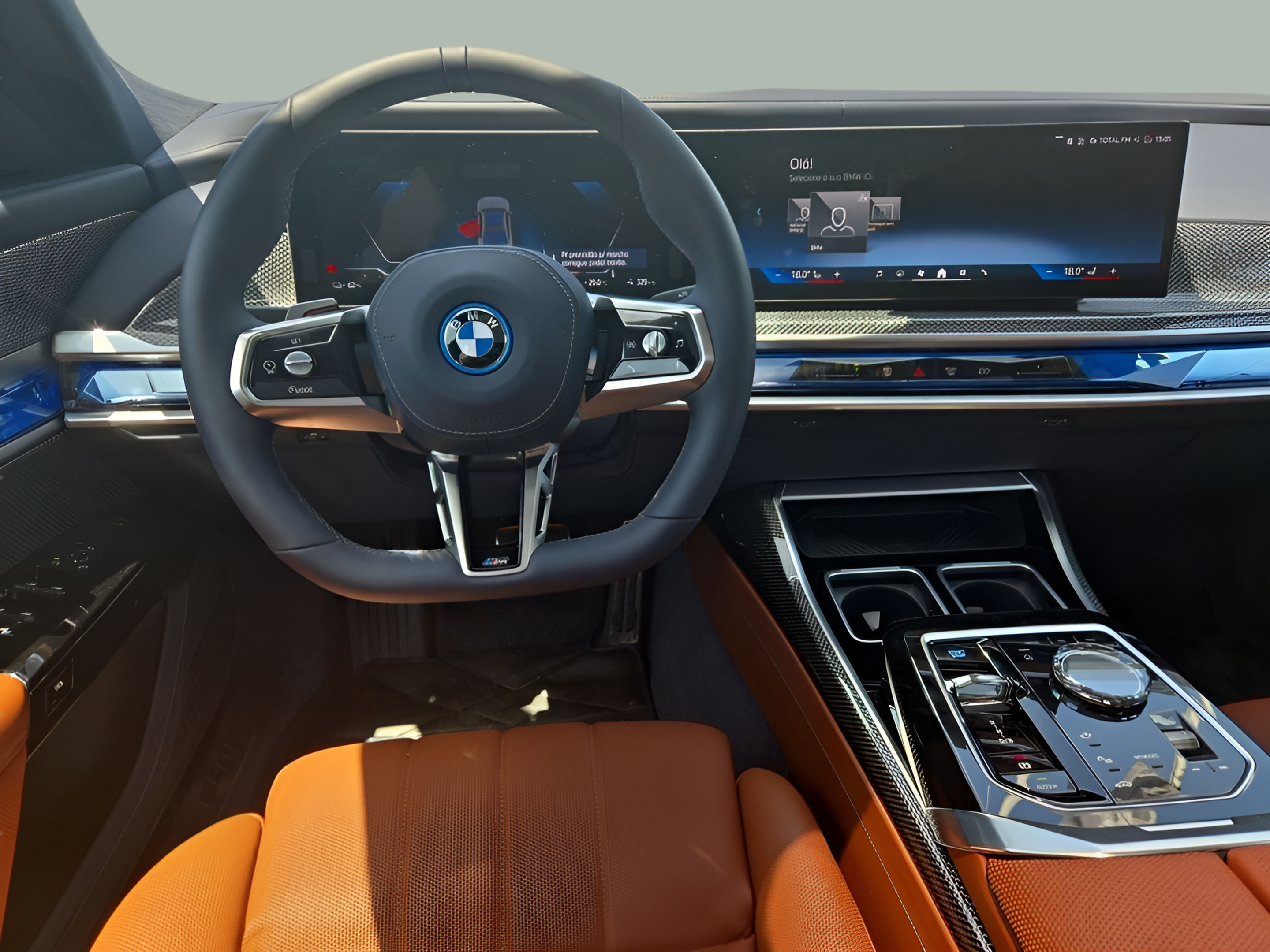 BMW I7 eDrive50 color Gris. Año 2024. 335KW(455CV). Elétrico. En concesionario Caetano Portimão de Portimão