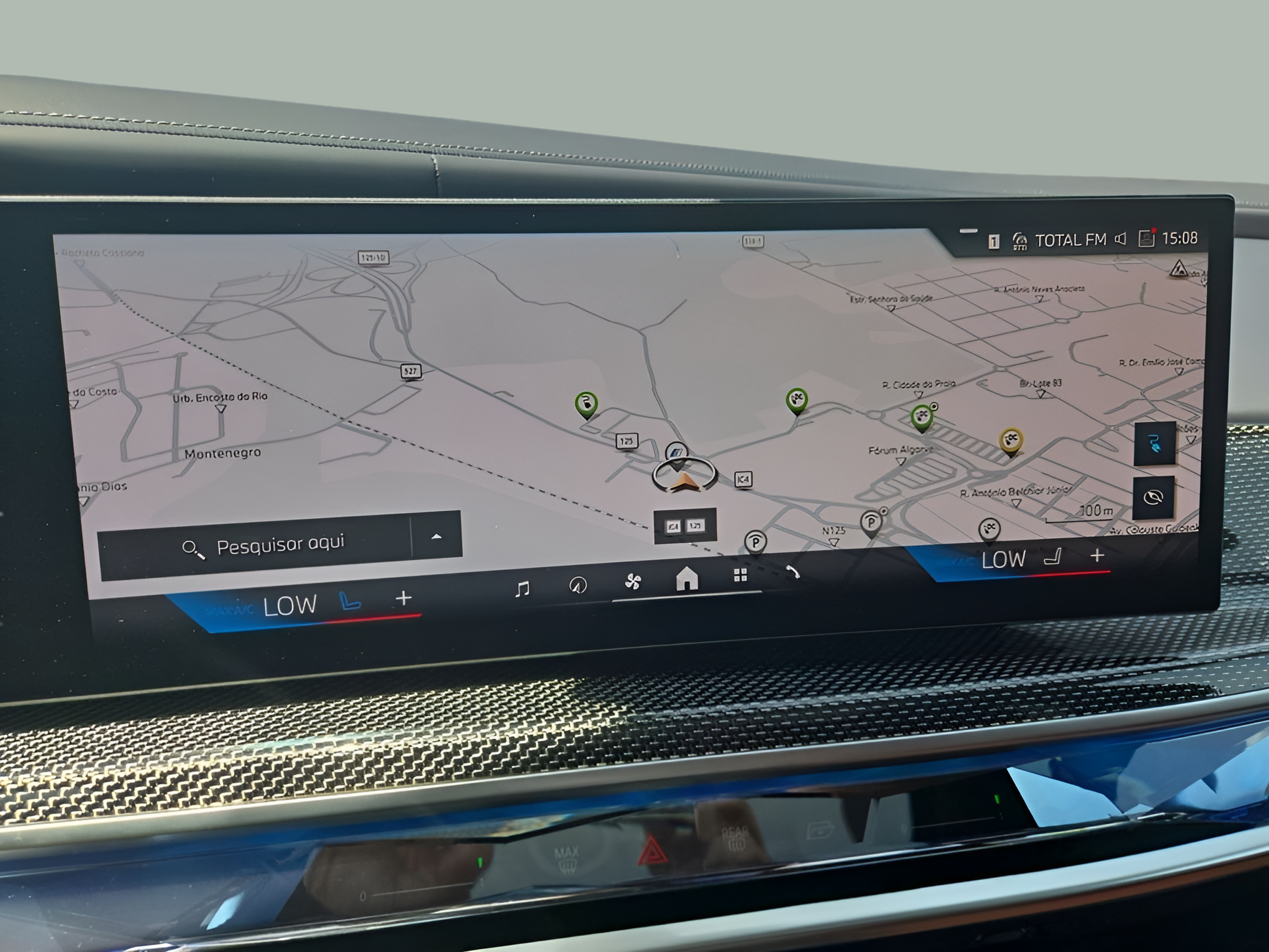 BMW I7 eDrive50 color Gris. Año 2024. 335KW(455CV). Elétrico. En concesionario Caetano Portimão de Portimão