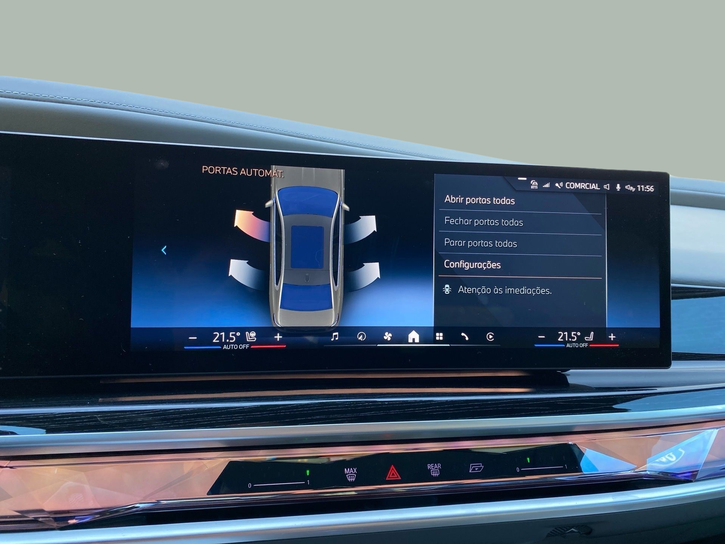 BMW I7 xDrive60 color Gris. Año 2024. 400KW(544CV). Elétrico. En concesionario Caetano Lisboa de Lisboa