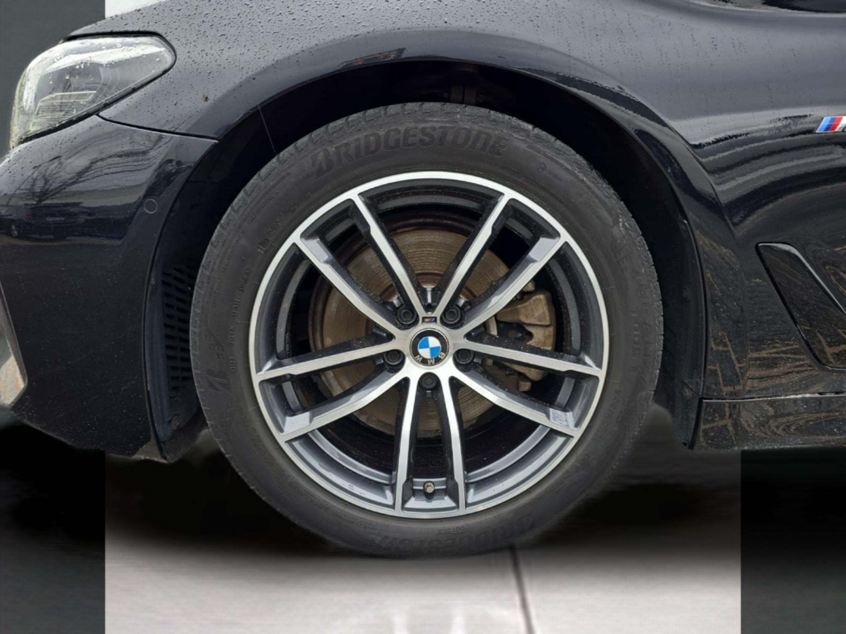 BMW Série 5 520d Touring color Negro. Año 2023. 140KW(190CV). Diesel. En concesionario MCoutinho Bomcar Coimbra de Coimbra