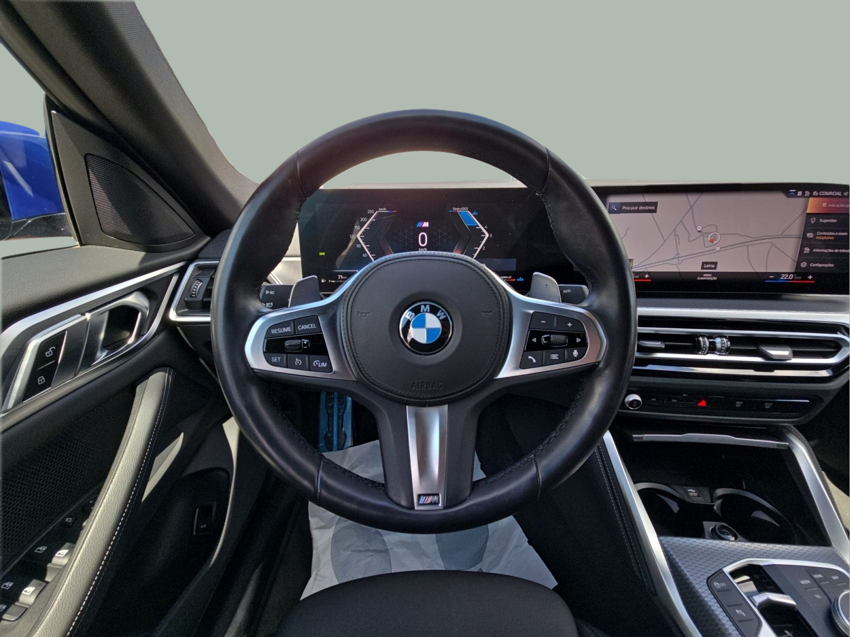 BMW Série 4 420d Berlina color Azul. Año 2023. 140KW(190CV). Diesel. En concesionario MCoutinho Bomcar Leiria de Leiria