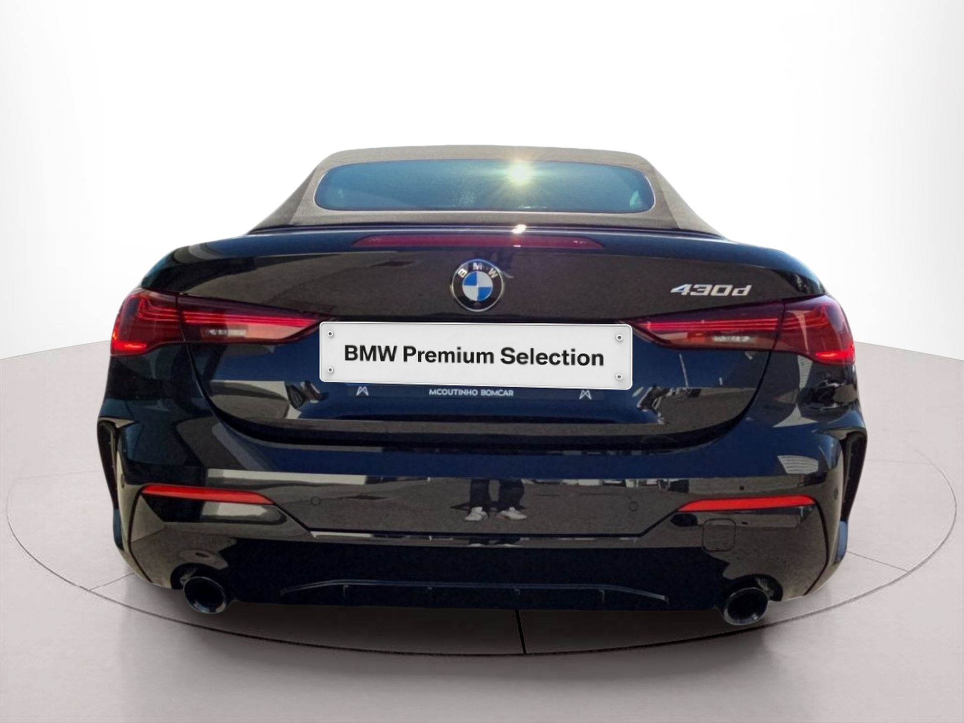 BMW Série 4 430d Cabrio color Negro. Año 2024. 210KW(286CV). Diesel. En concesionario MCoutinho Bomcar Leiria de Leiria
